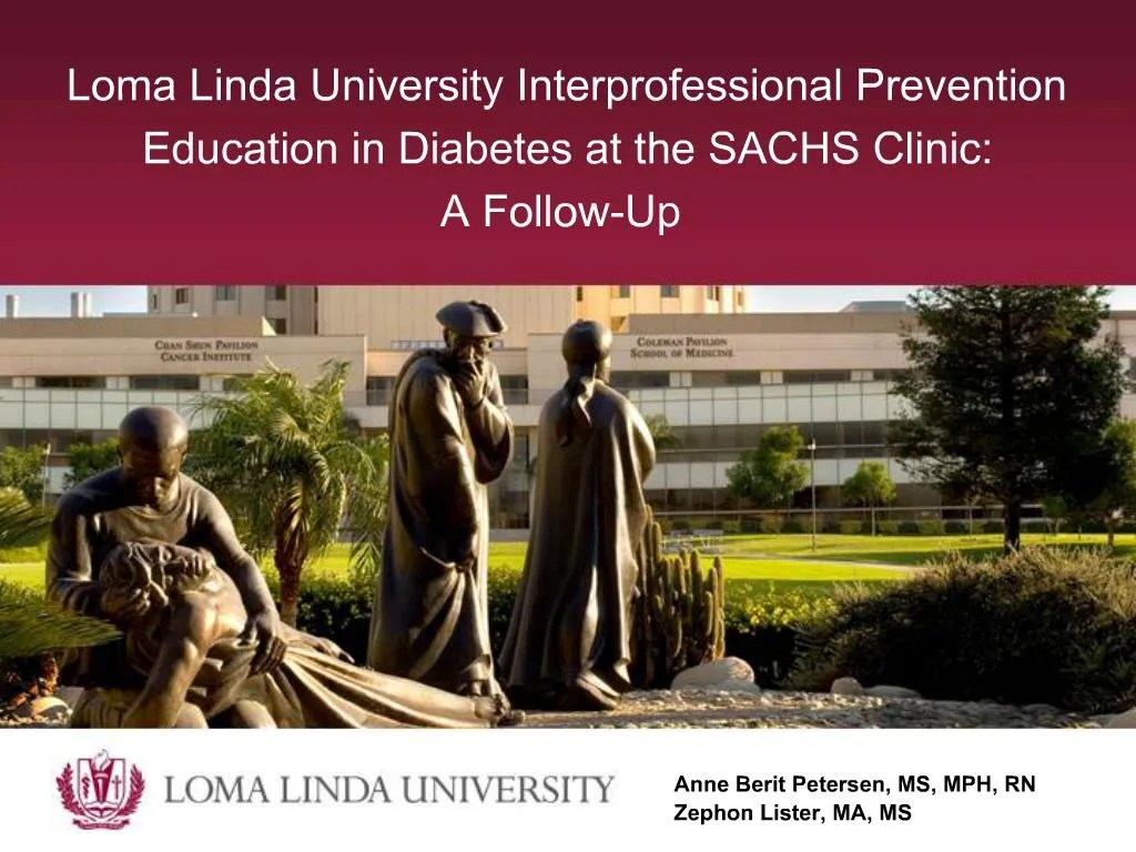 PPT Loma Linda University Interprofessional Prevention Education in