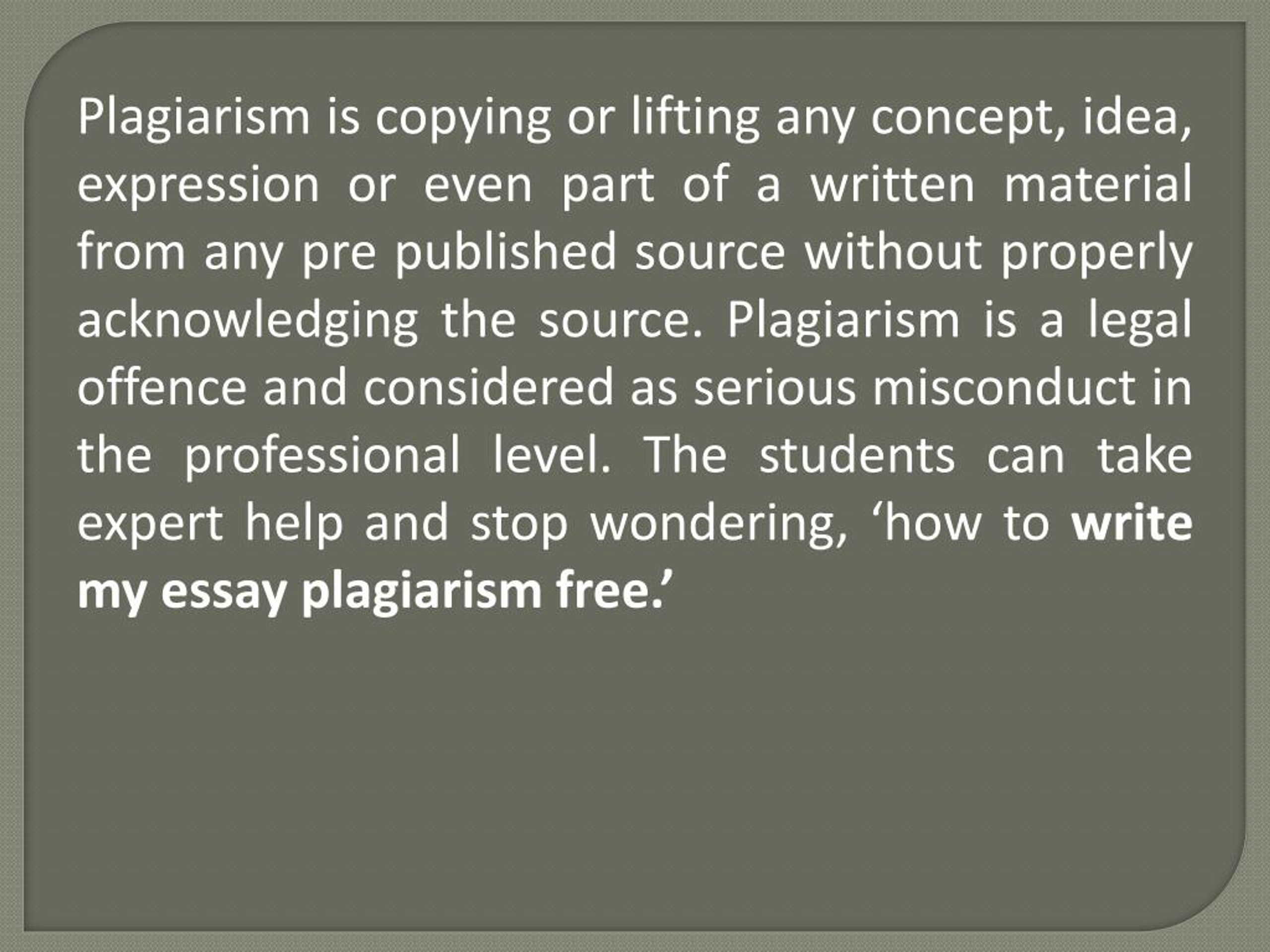 PPT Onestop Guide to Write Plagiarismfree Essays in Australia PowerPoint Presentation ID