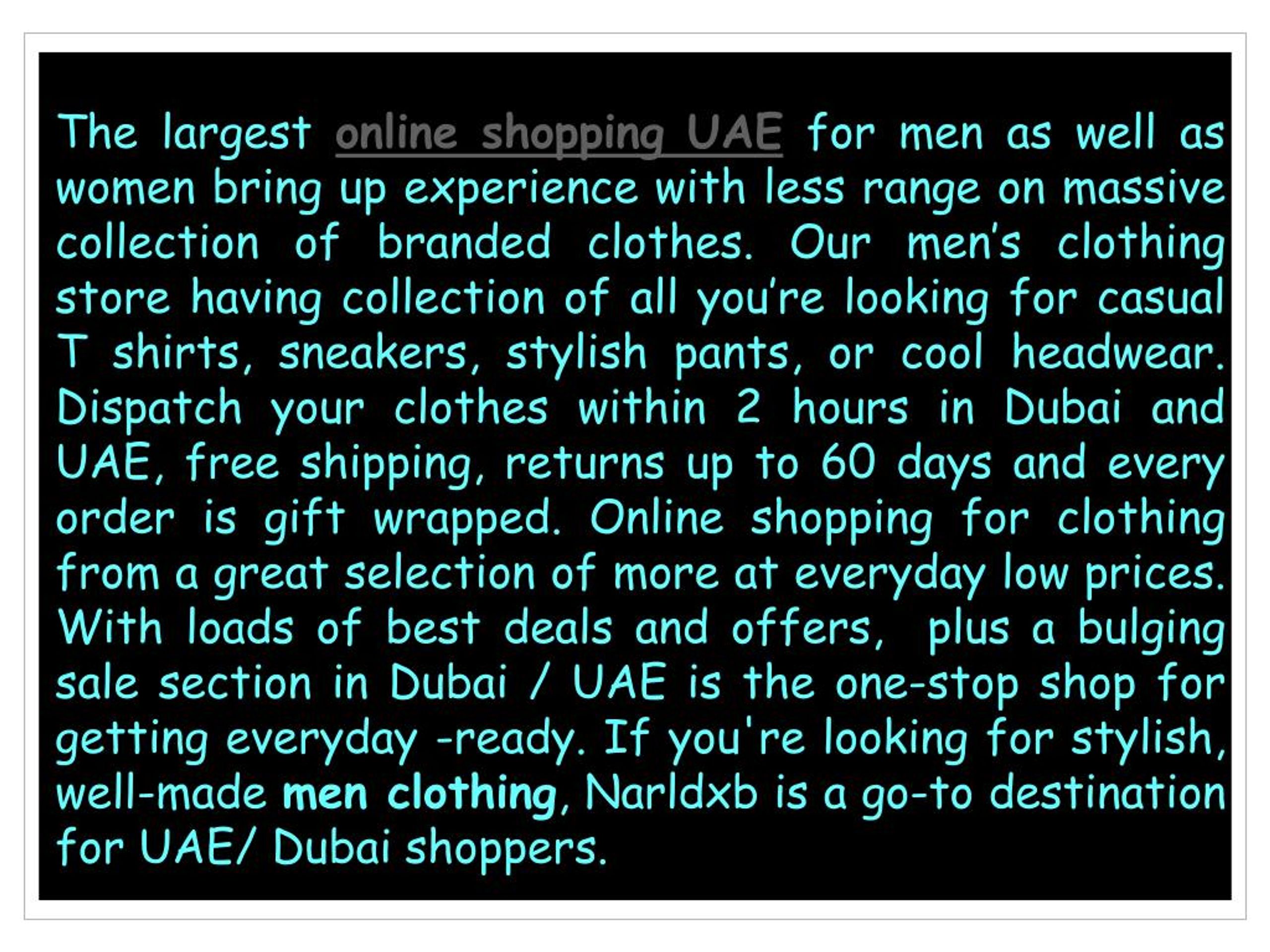 PPT Pocket Budget fit deal on Online Shopping boutique in UAE