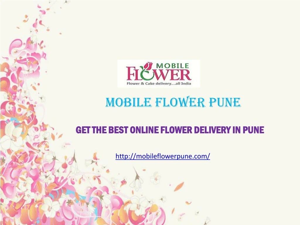 PPT Online Flower Delivery in Pune PowerPoint Presentation, free