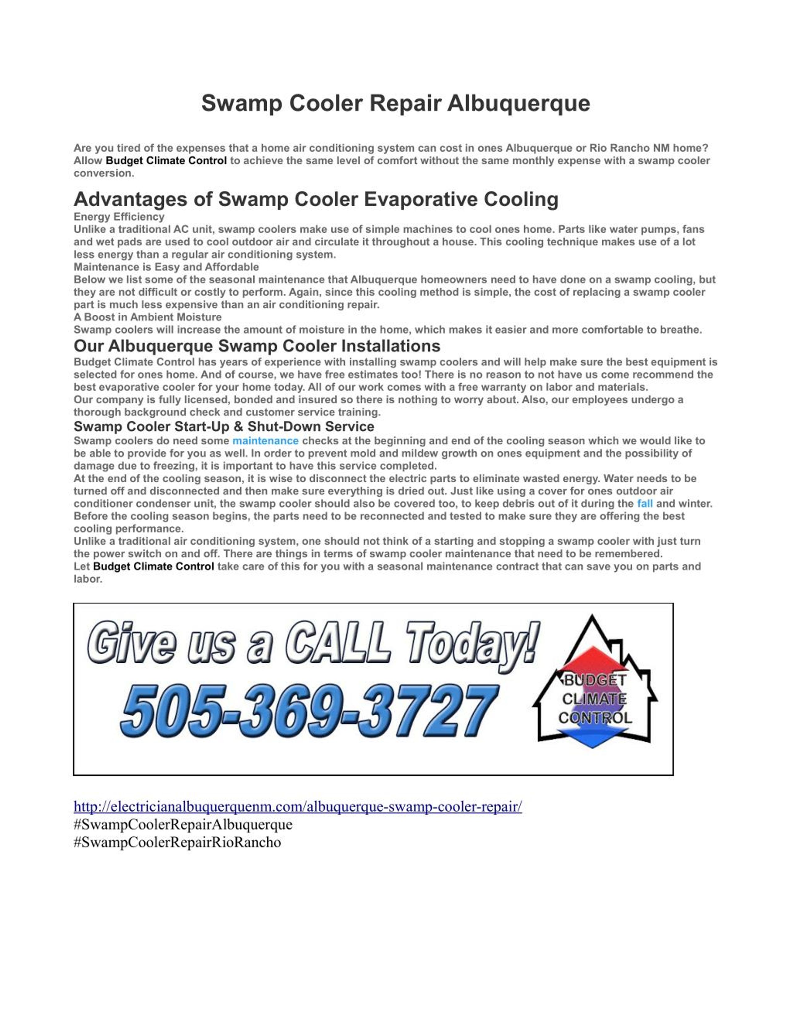 PPT Swamp Cooler Repair Albuquerque PowerPoint Presentation, free