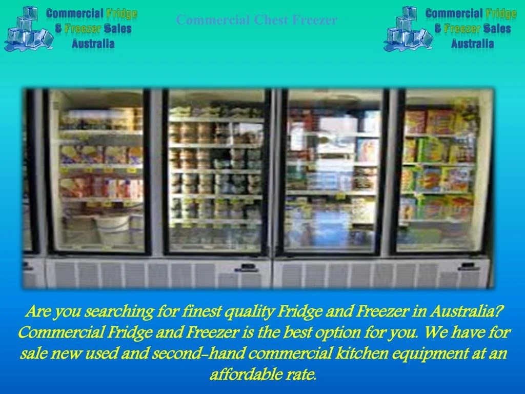 PPT commercial fridge & freezer sales Australia PowerPoint