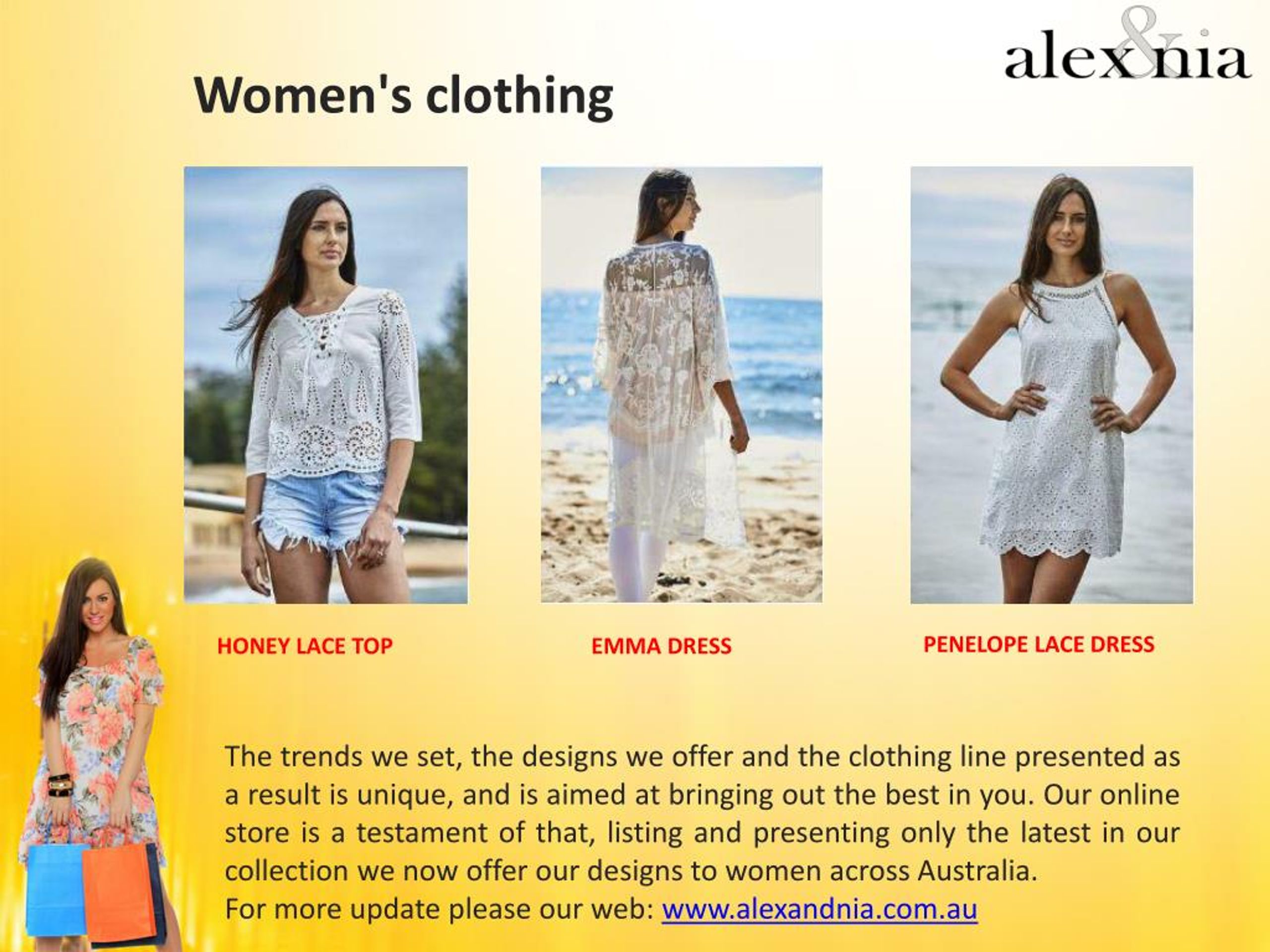 PPT Women's clothing Australia PowerPoint Presentation, free download