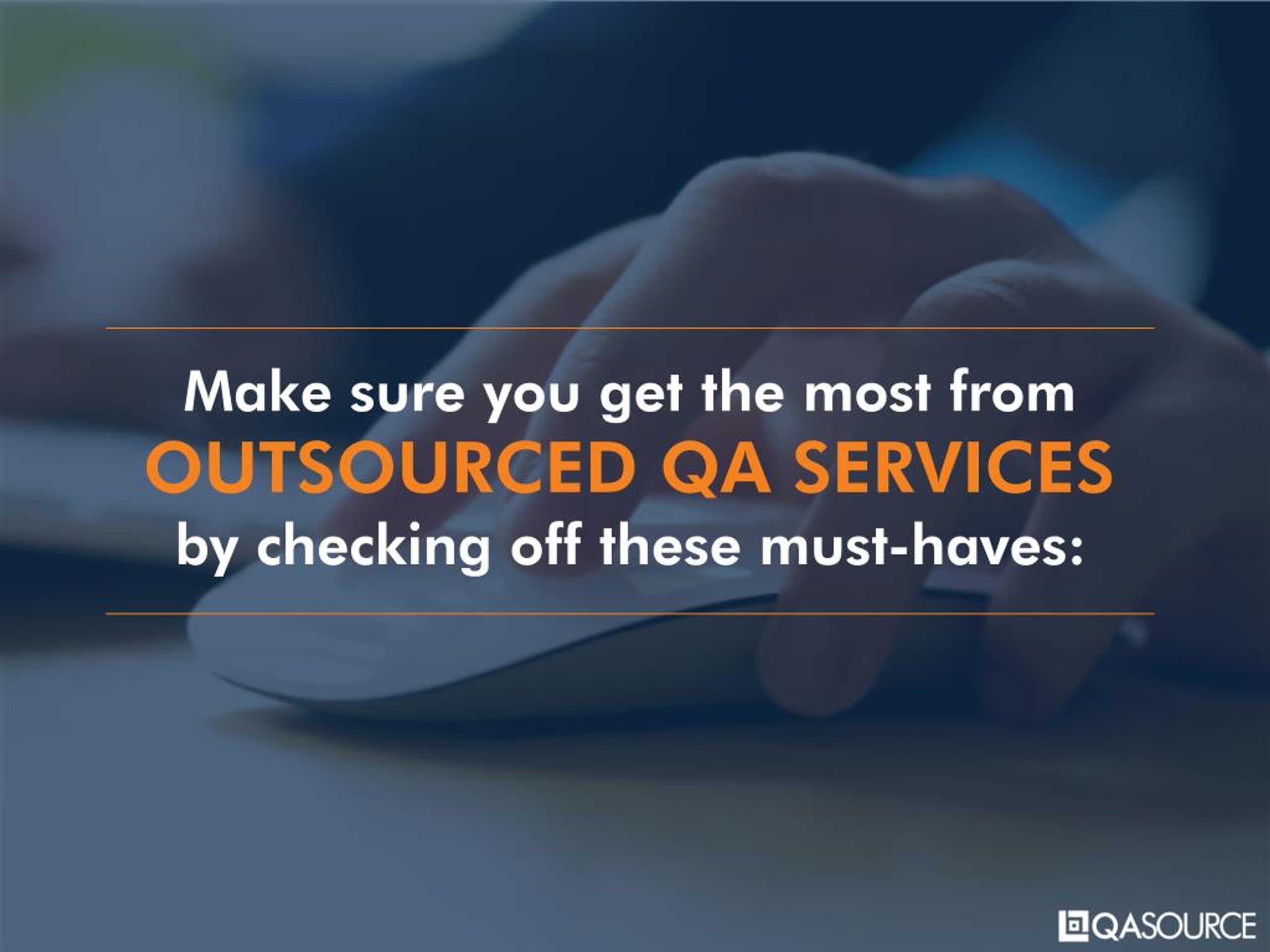 PPT 5 Must Haves for Great QA Services PowerPoint Presentation