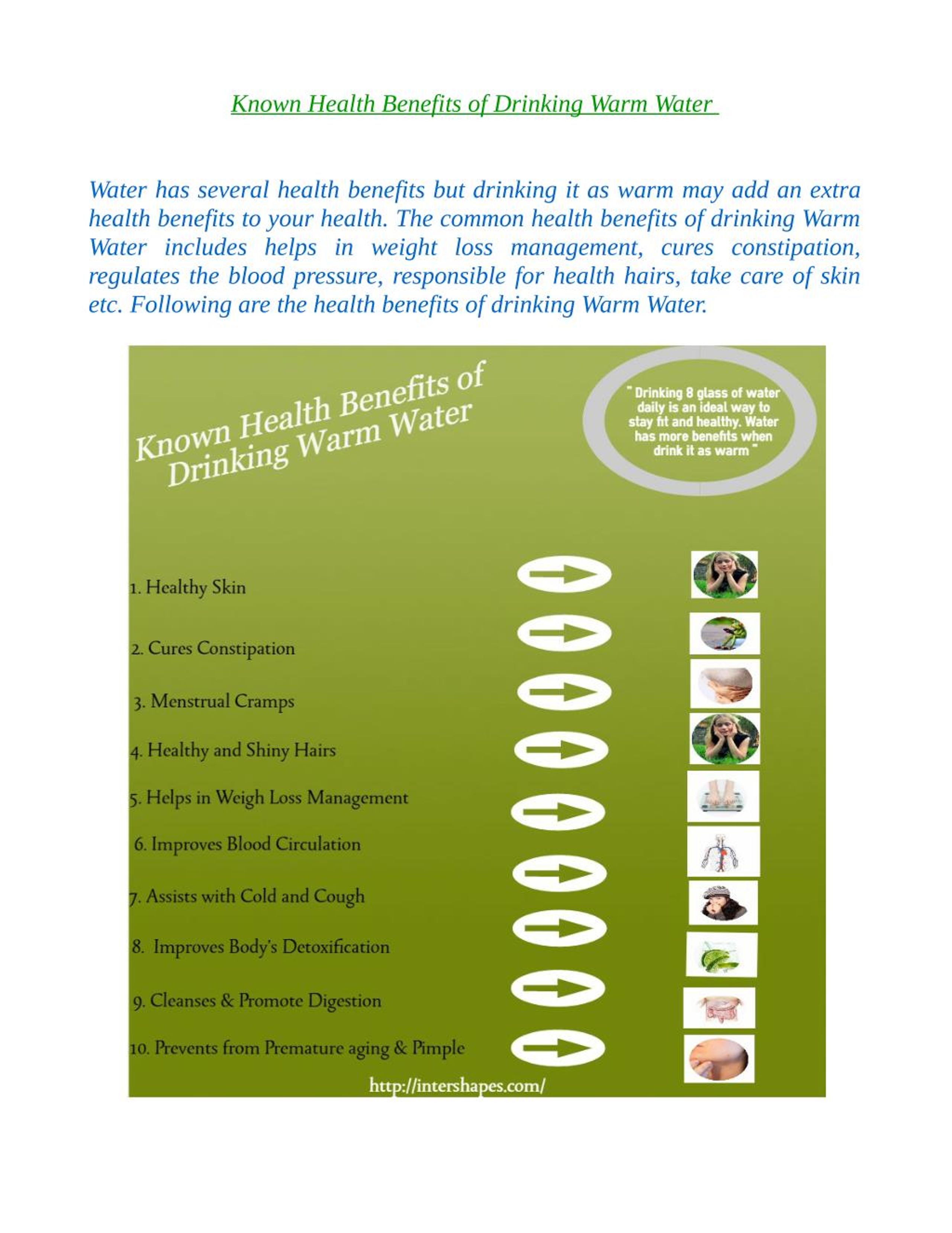 PPT Known Health benefits of Drinking Warm Water PowerPoint
