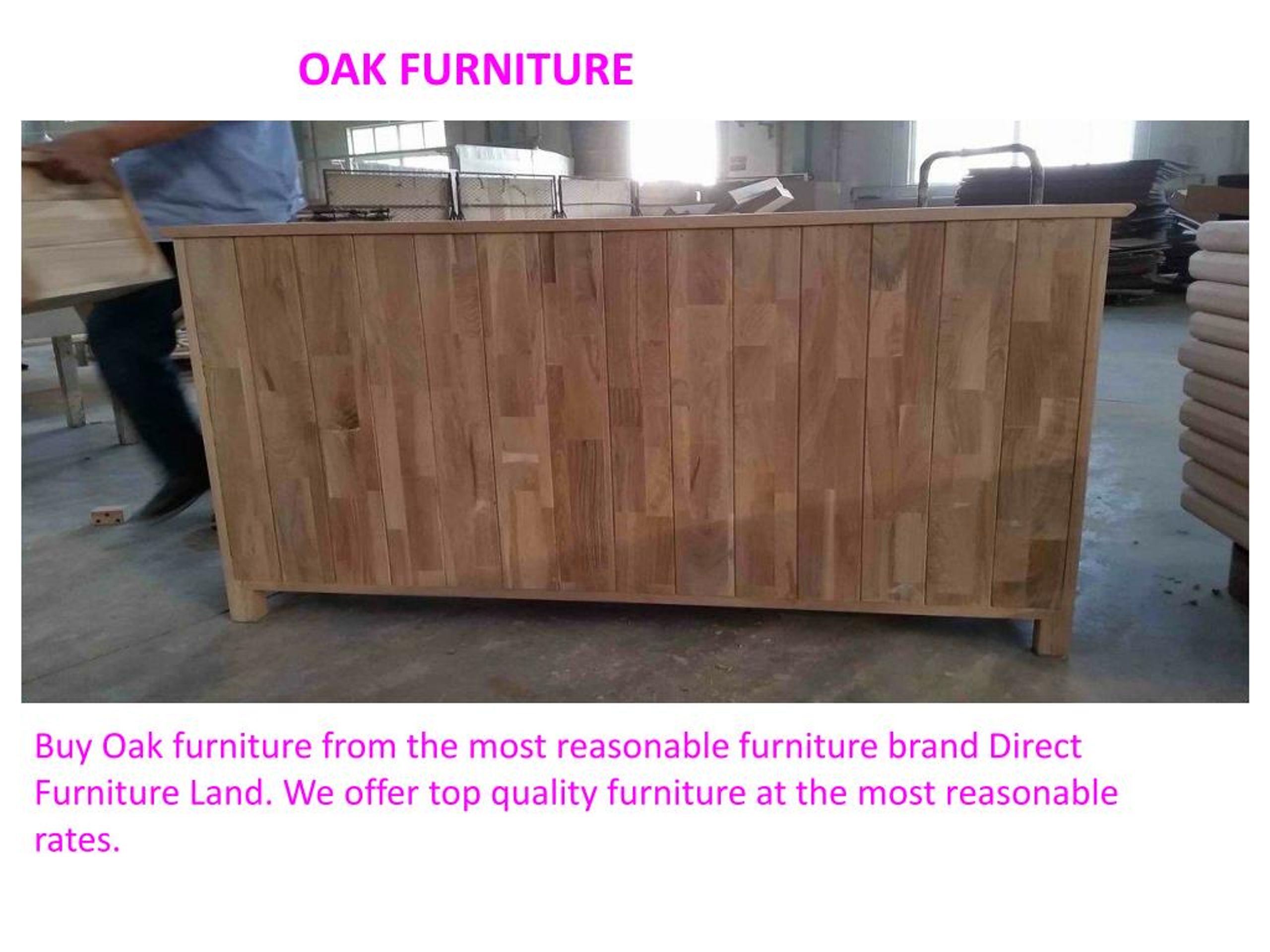 PPT Oak furniture PowerPoint Presentation, free download ID7420164