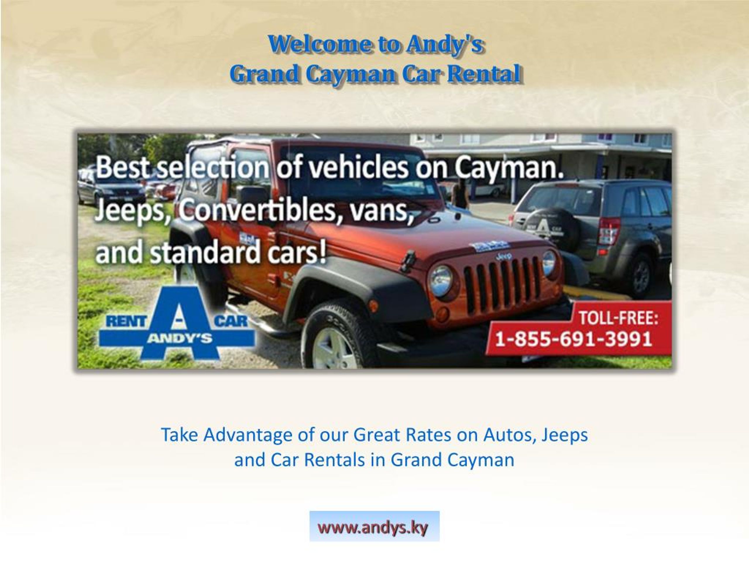 PPT Get the best deals on car rentals in the Cayman Islands