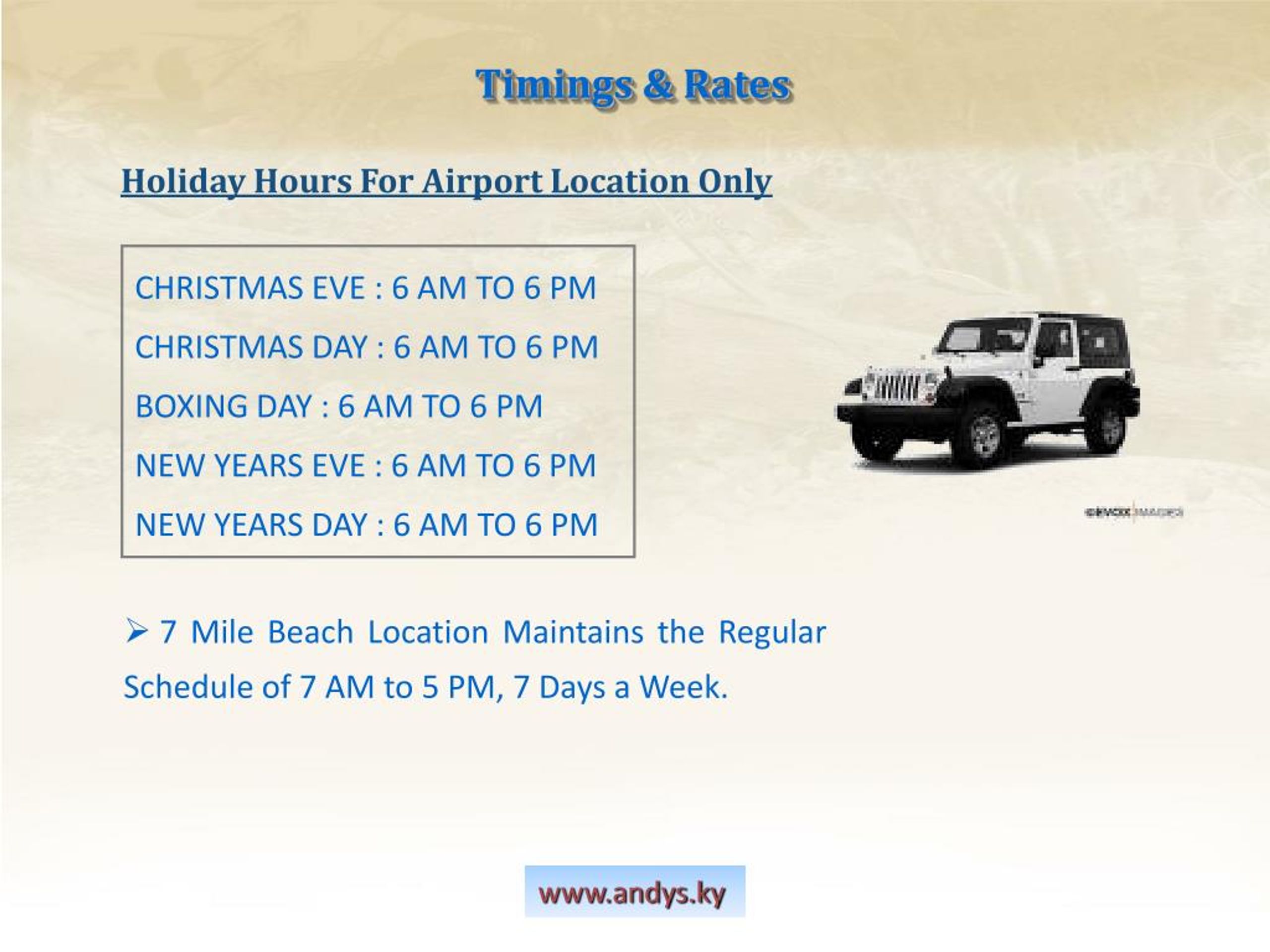 PPT Get the best deals on car rentals in the Cayman Islands