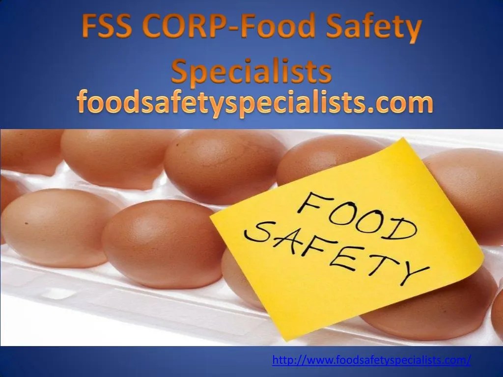 PPT FSS CORPFood Safety Specialists PowerPoint Presentation ID7422237