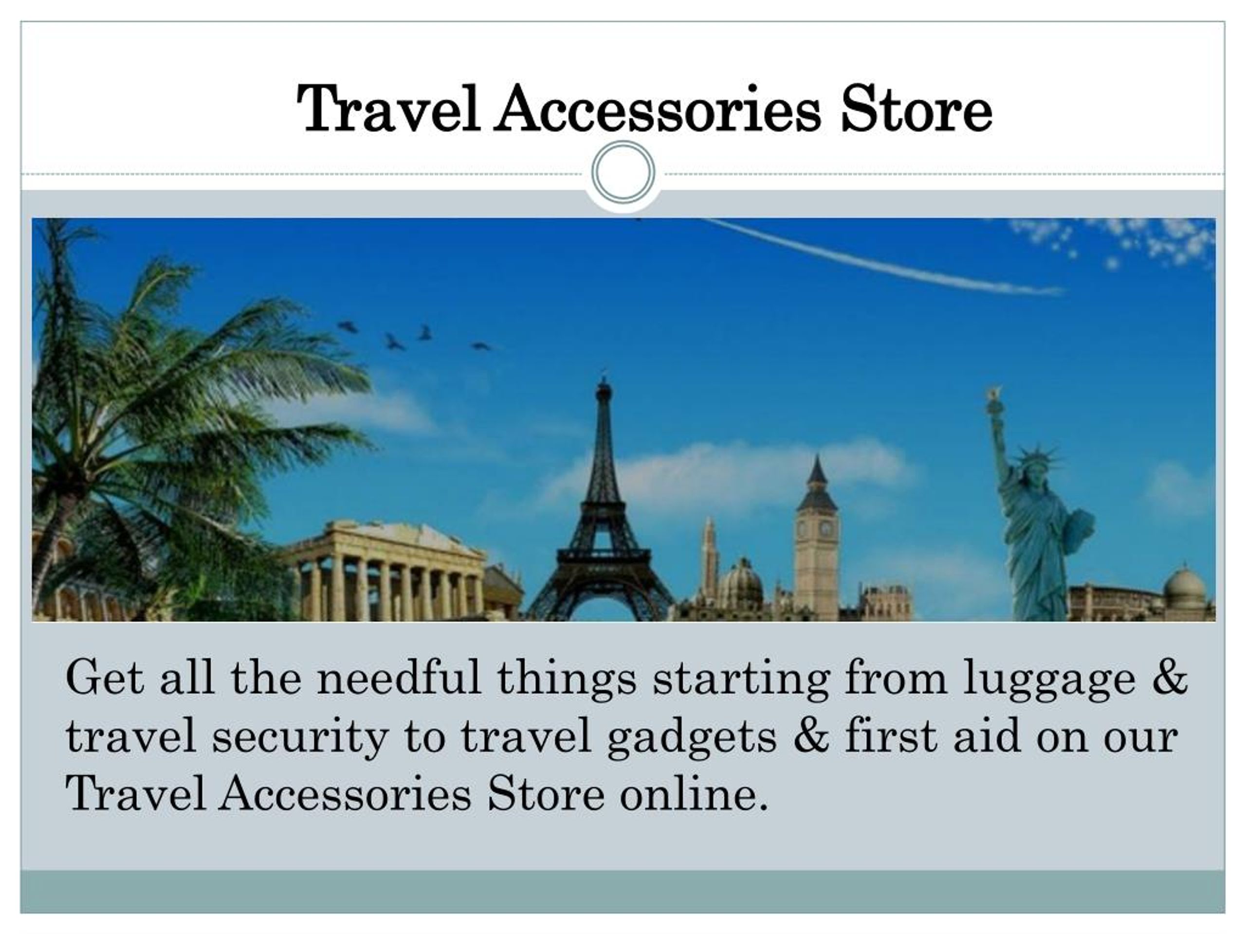 PPT Travel Accessories Store Bohotraveller PowerPoint Presentation