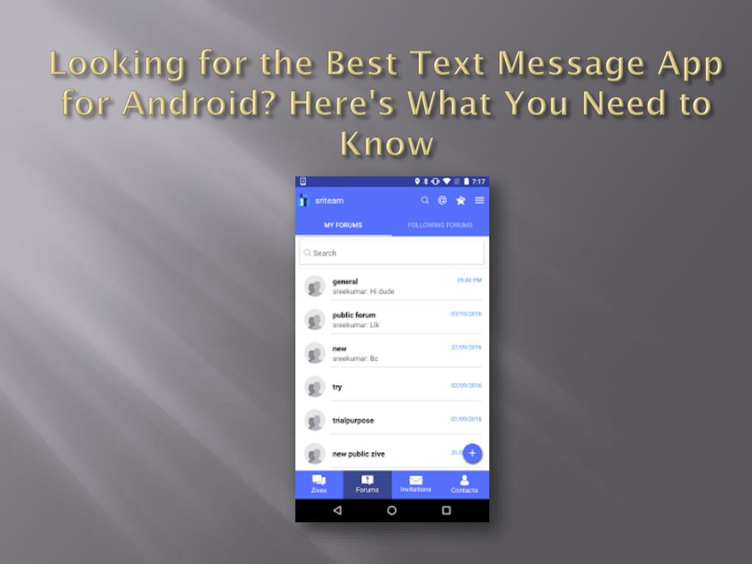 PPT Looking for the Best Text Message App for Android? Here's What