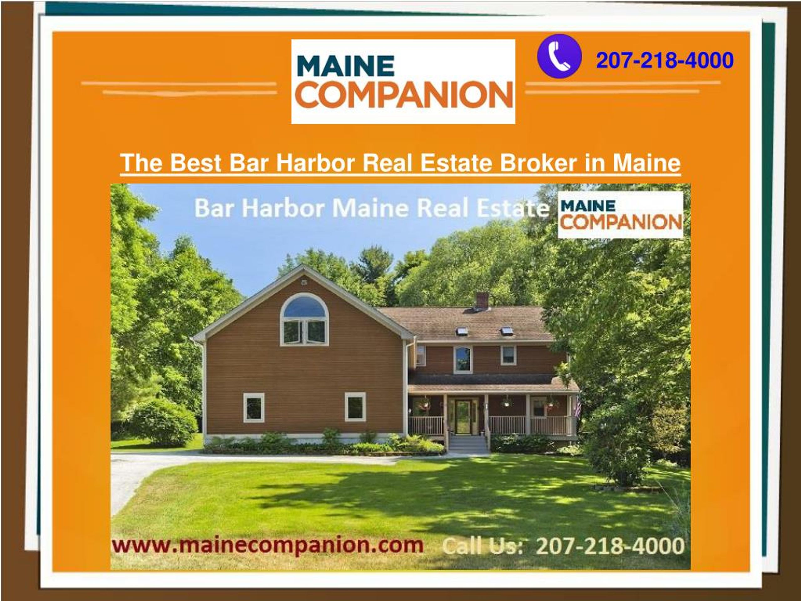 PPT The Best Bar Harbor Real Estate Broker in Maine PowerPoint