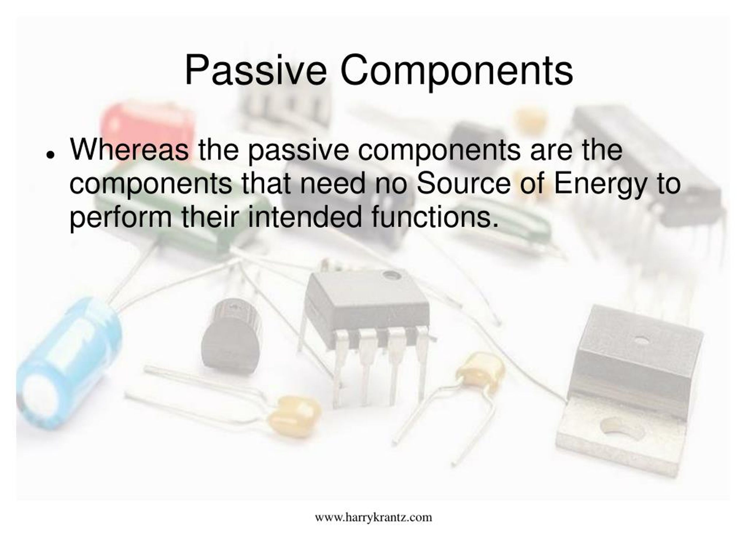 PPT All You Need To Know About Passive Components PowerPoint