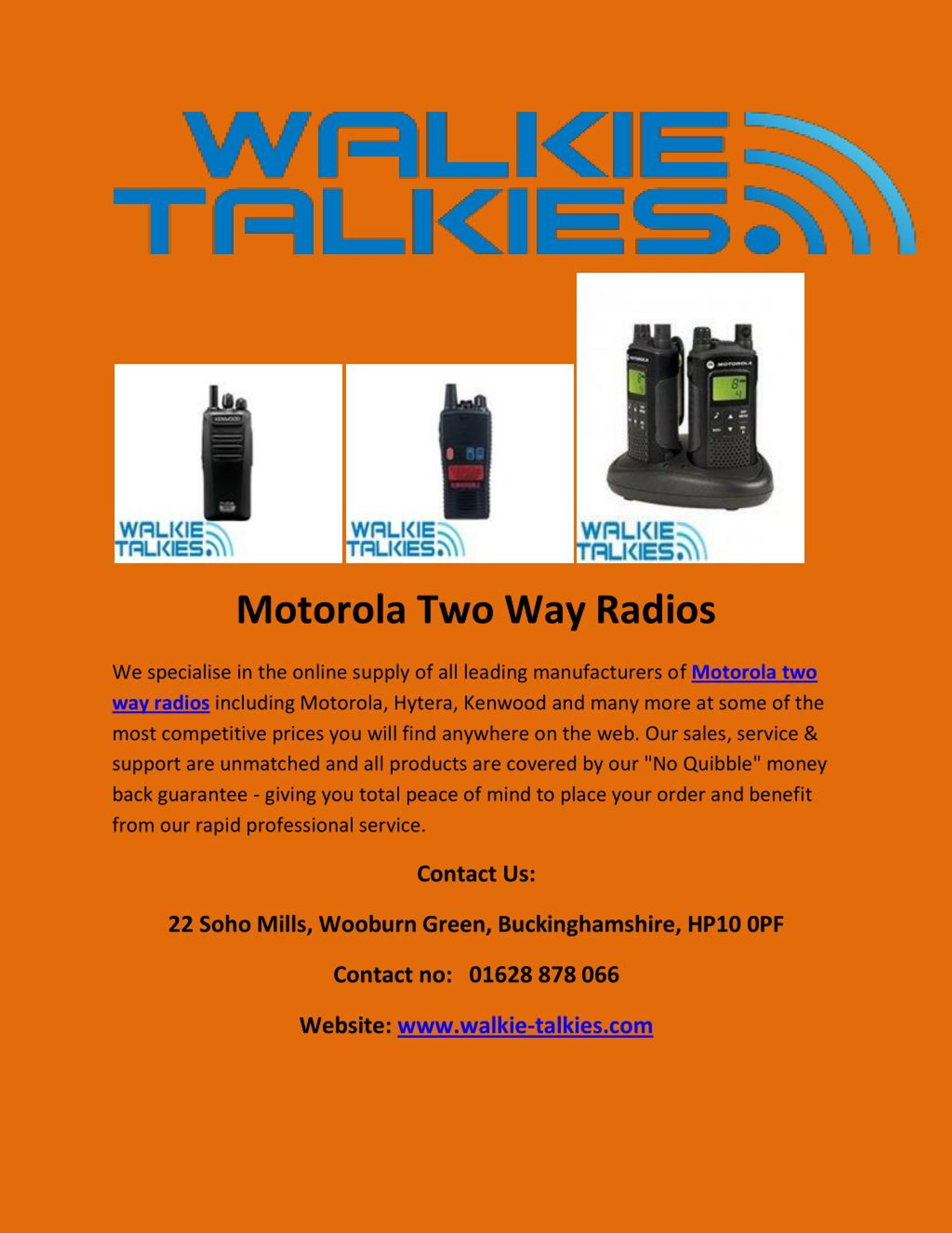 PPT Motorola Two Way Radios PowerPoint Presentation, free download