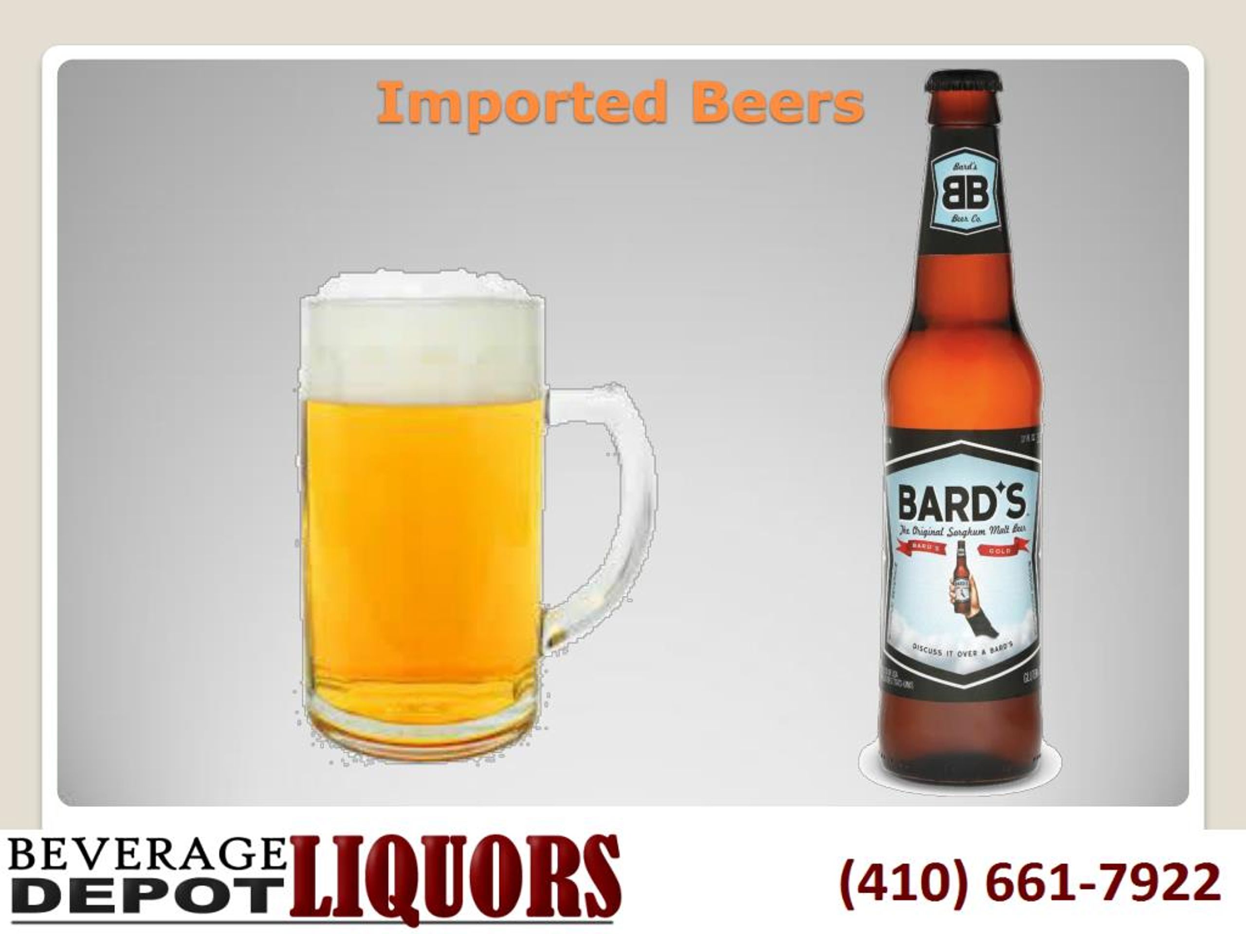 PPT Beverage Depot Liquors PowerPoint Presentation, free download