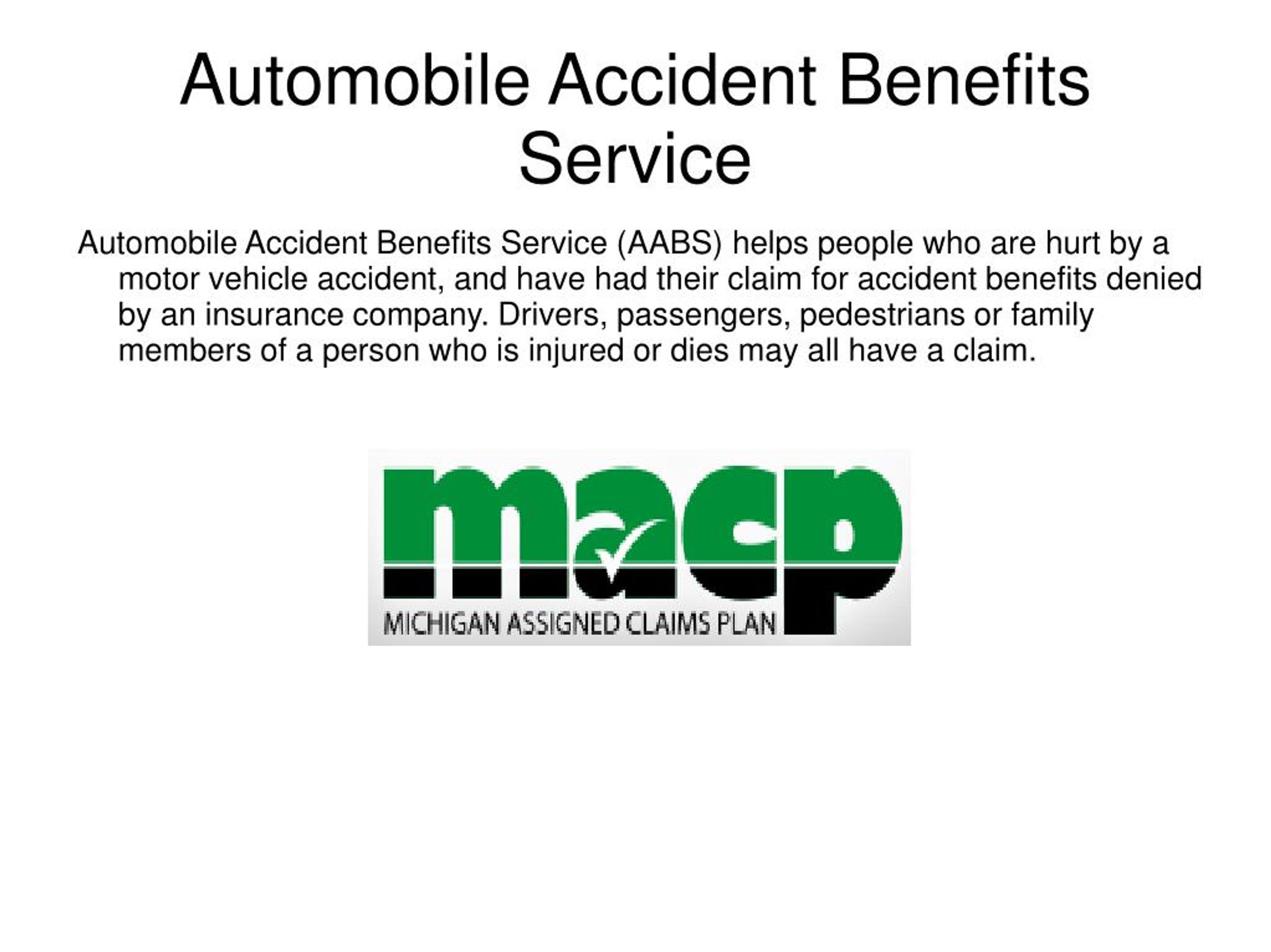 PPT Auto accident benefits Firstcallava PowerPoint Presentation