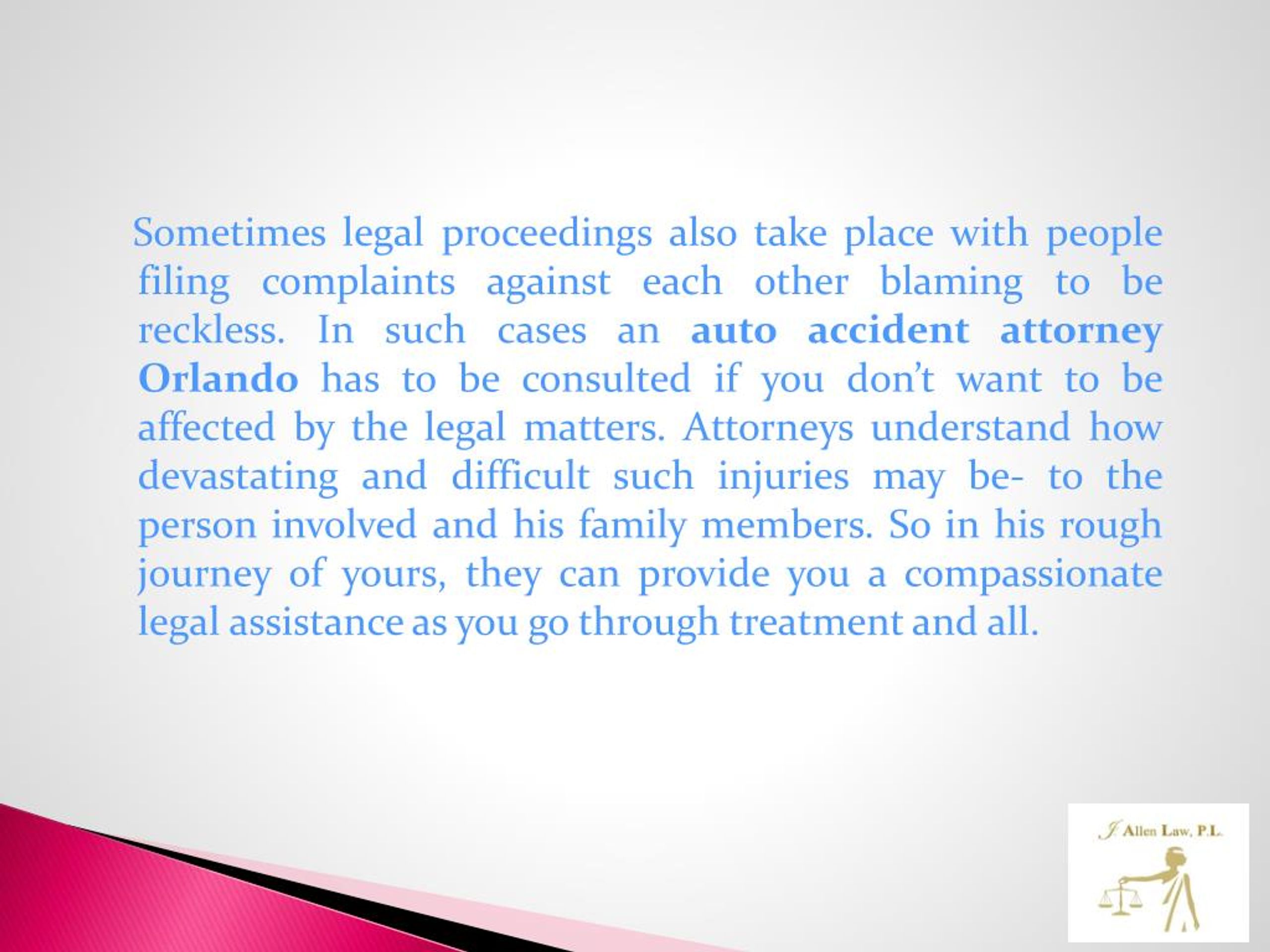 PPT Find A Good Lawyer, Deal Smartly With Auto Accidents PowerPoint