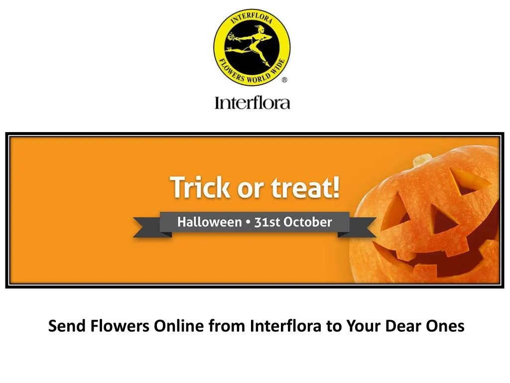 PPT Send Flowers Online from Interflora to Your Dear Ones PowerPoint