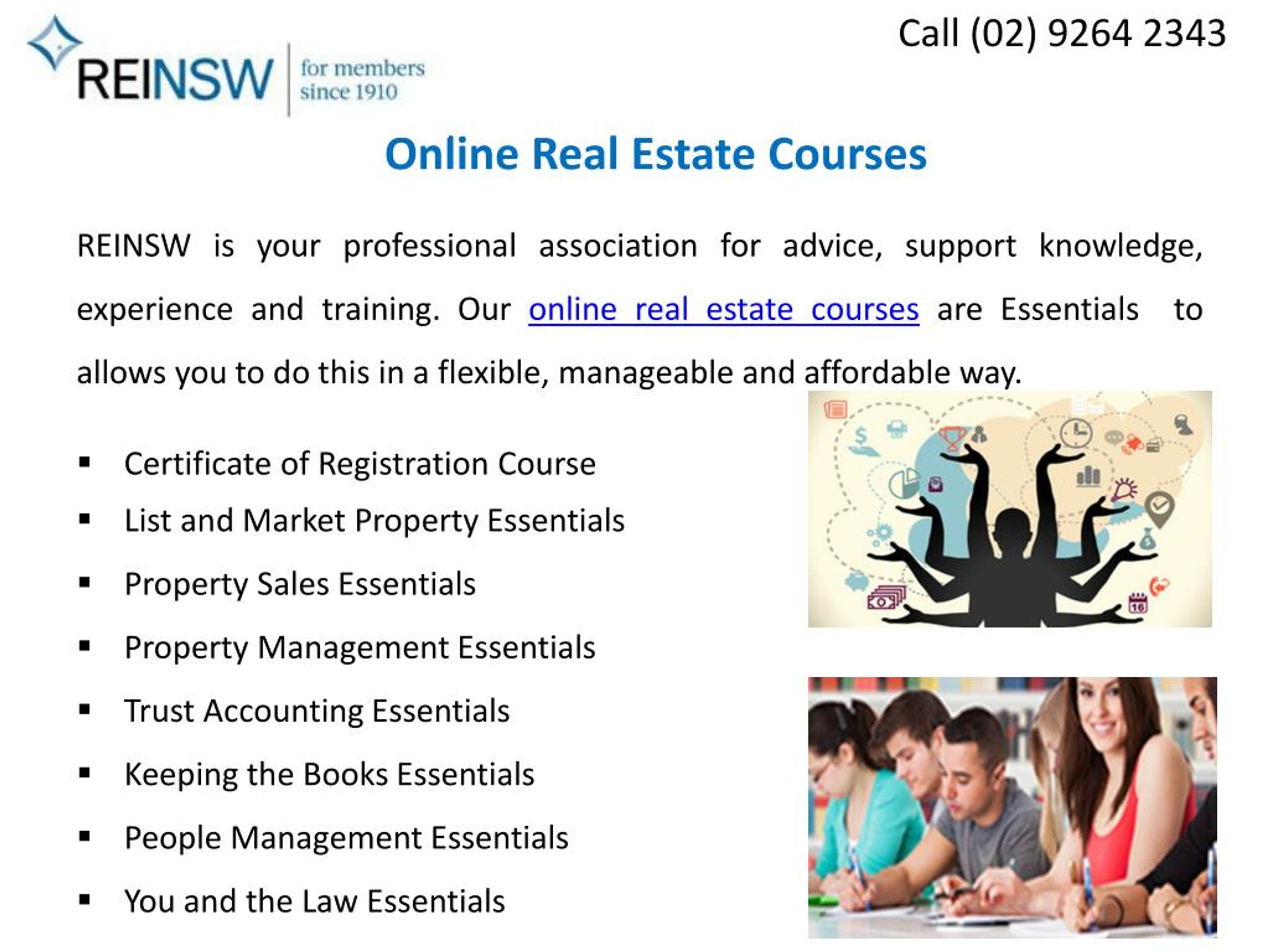 PPT Online Real Estate Courses Real Estate Institute of New South