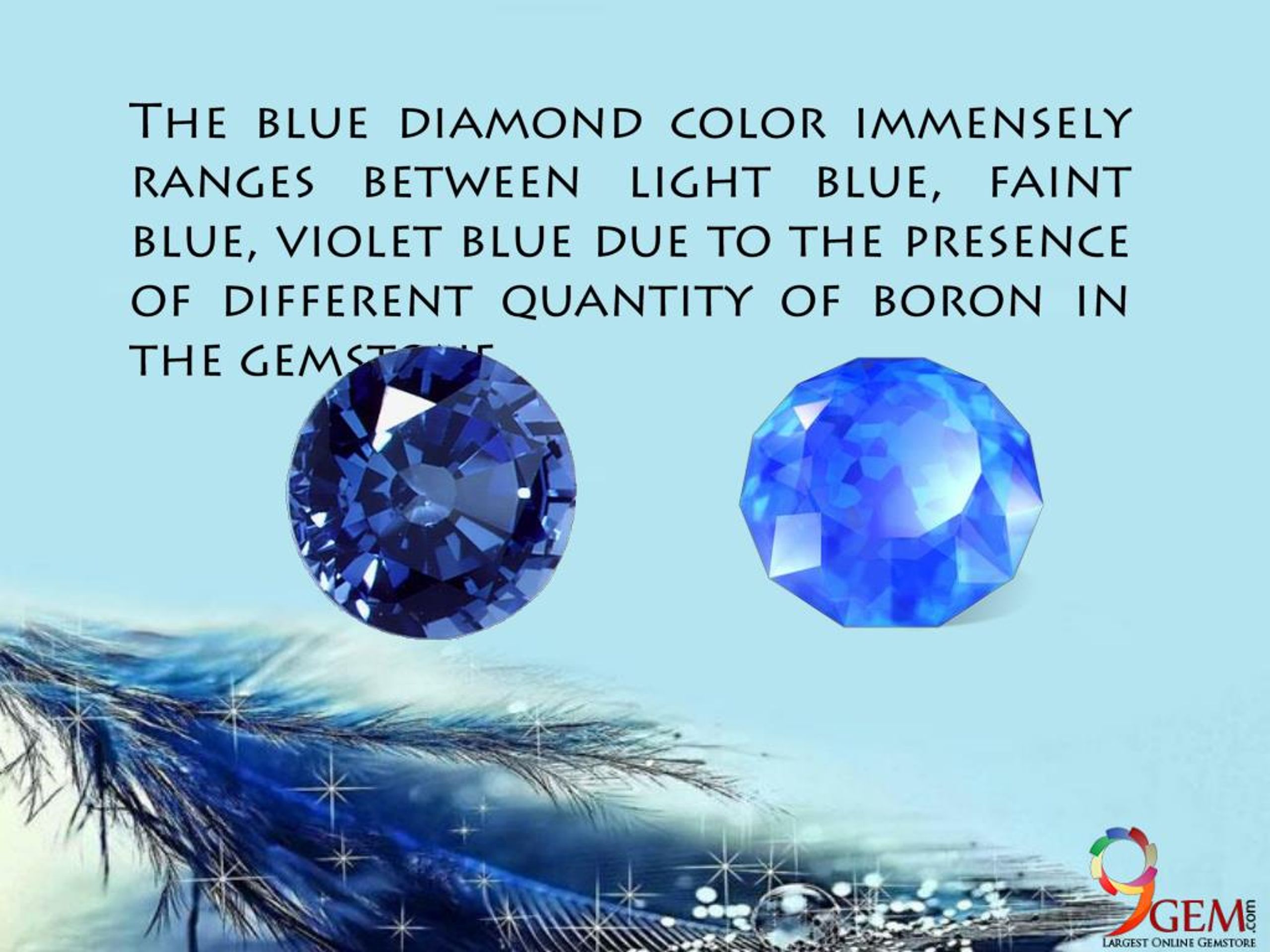 PPT Blue Sapphire Vs Blue Diamond PowerPoint Presentation, free