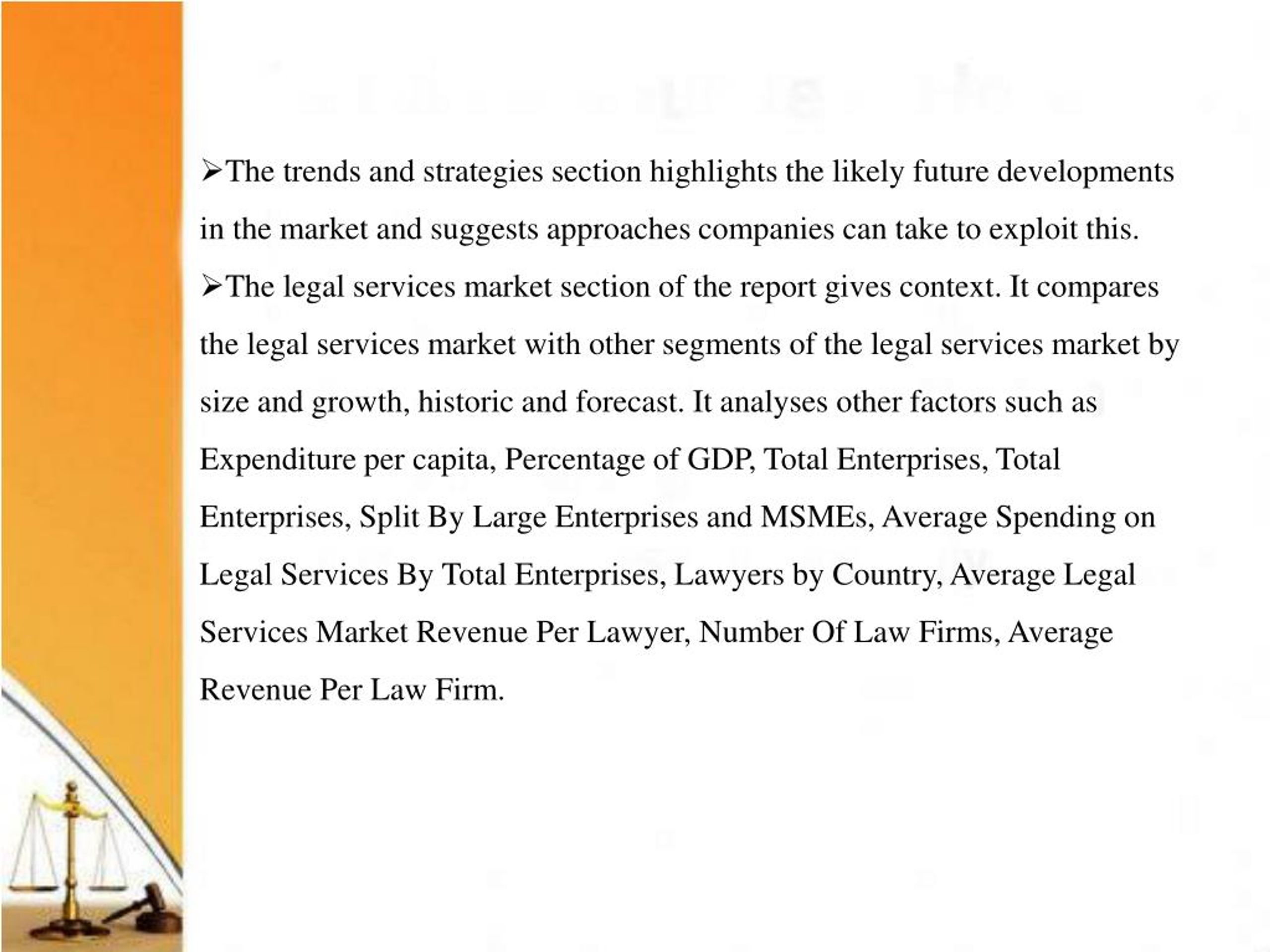 PPT Legal Services Global Market PowerPoint Presentation, free