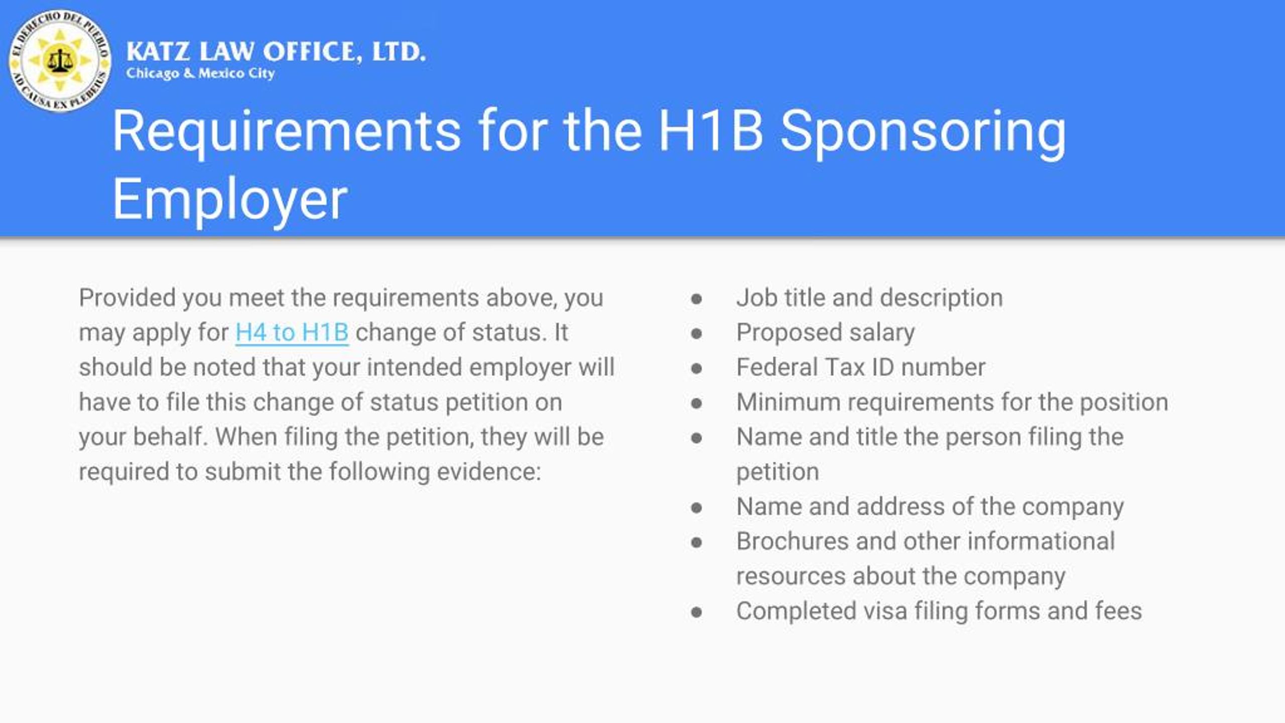 PPT Top 7 H1B Visa Sponsorship Companies in Chicago PowerPoint
