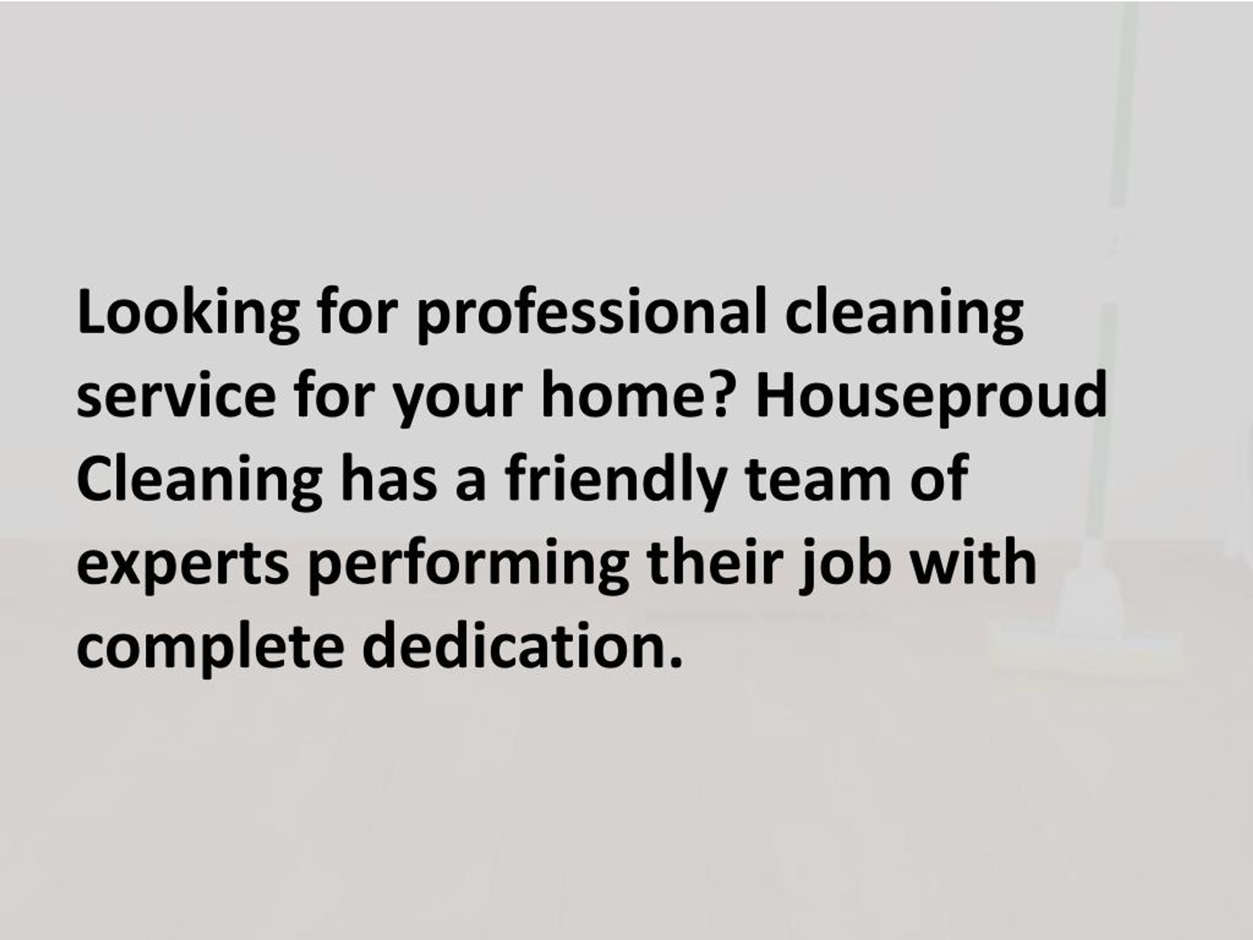 PPT HouseProud Cleaners in Sutherland Shire PowerPoint Presentation