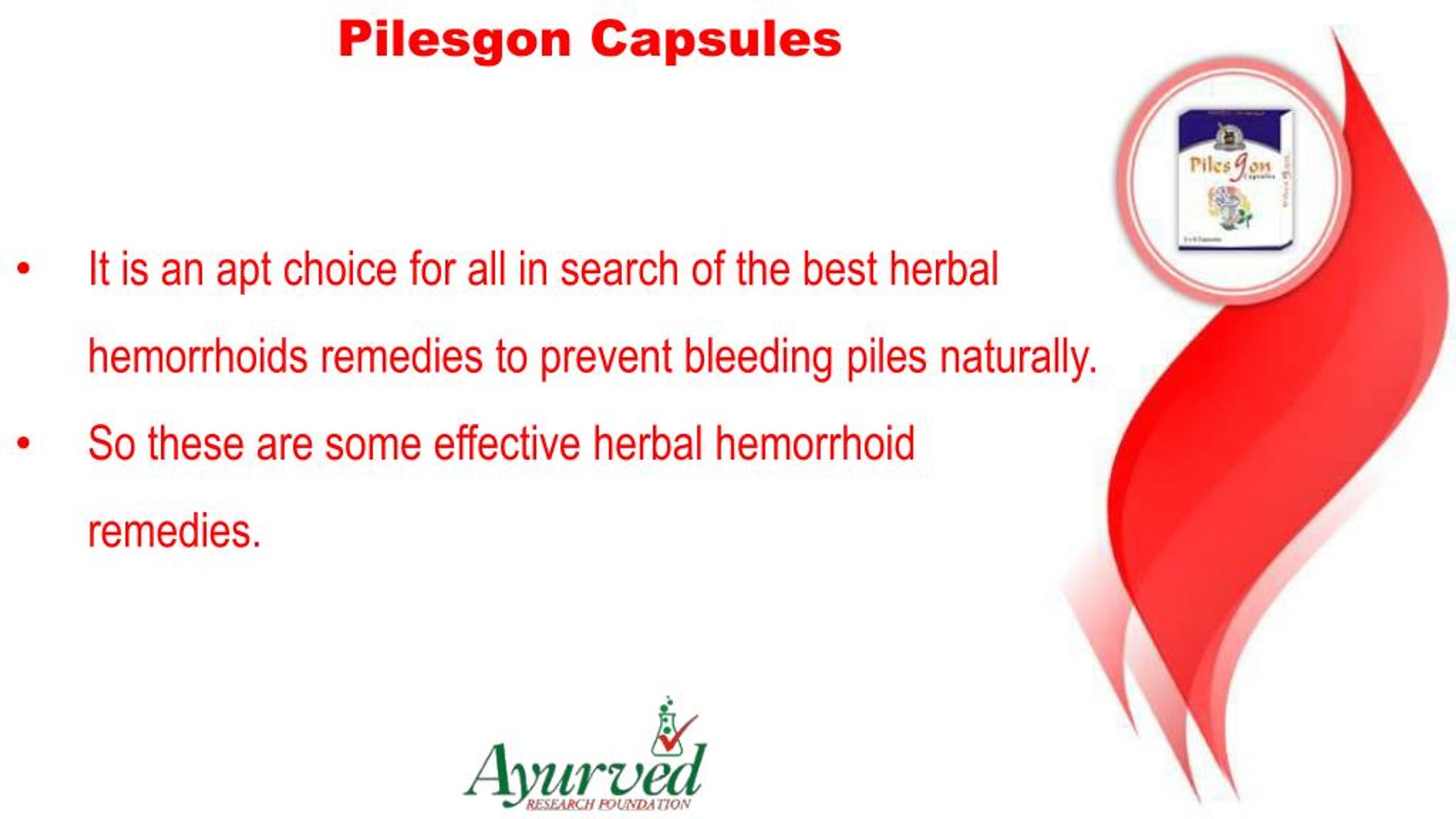 PPT Herbal Hemorrhoids Remedies To Prevent Bleeding Piles Naturally