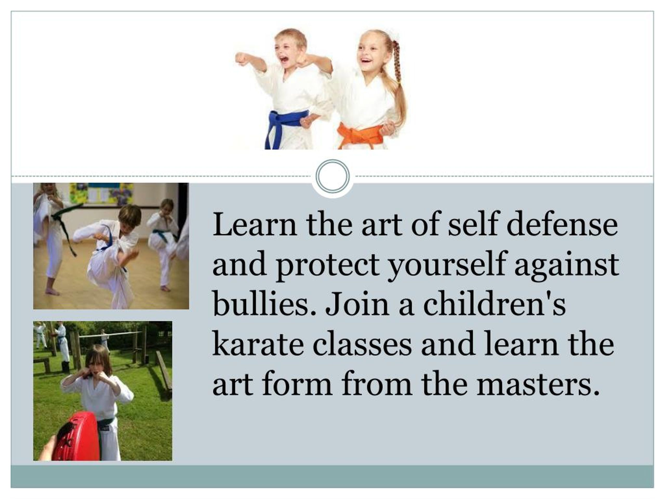 PPT Best Children's Karate Classes Near me PowerPoint Presentation