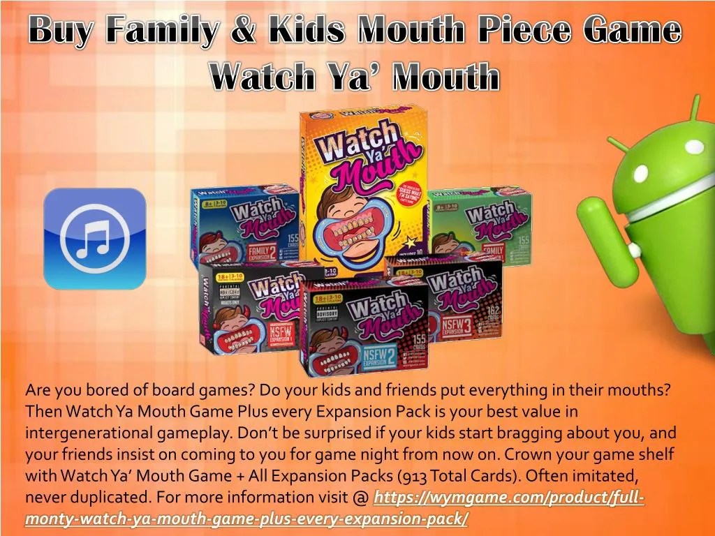 PPT Buy Family & Kids Mouth Piece Game Watch Ya’ Mouth PowerPoint