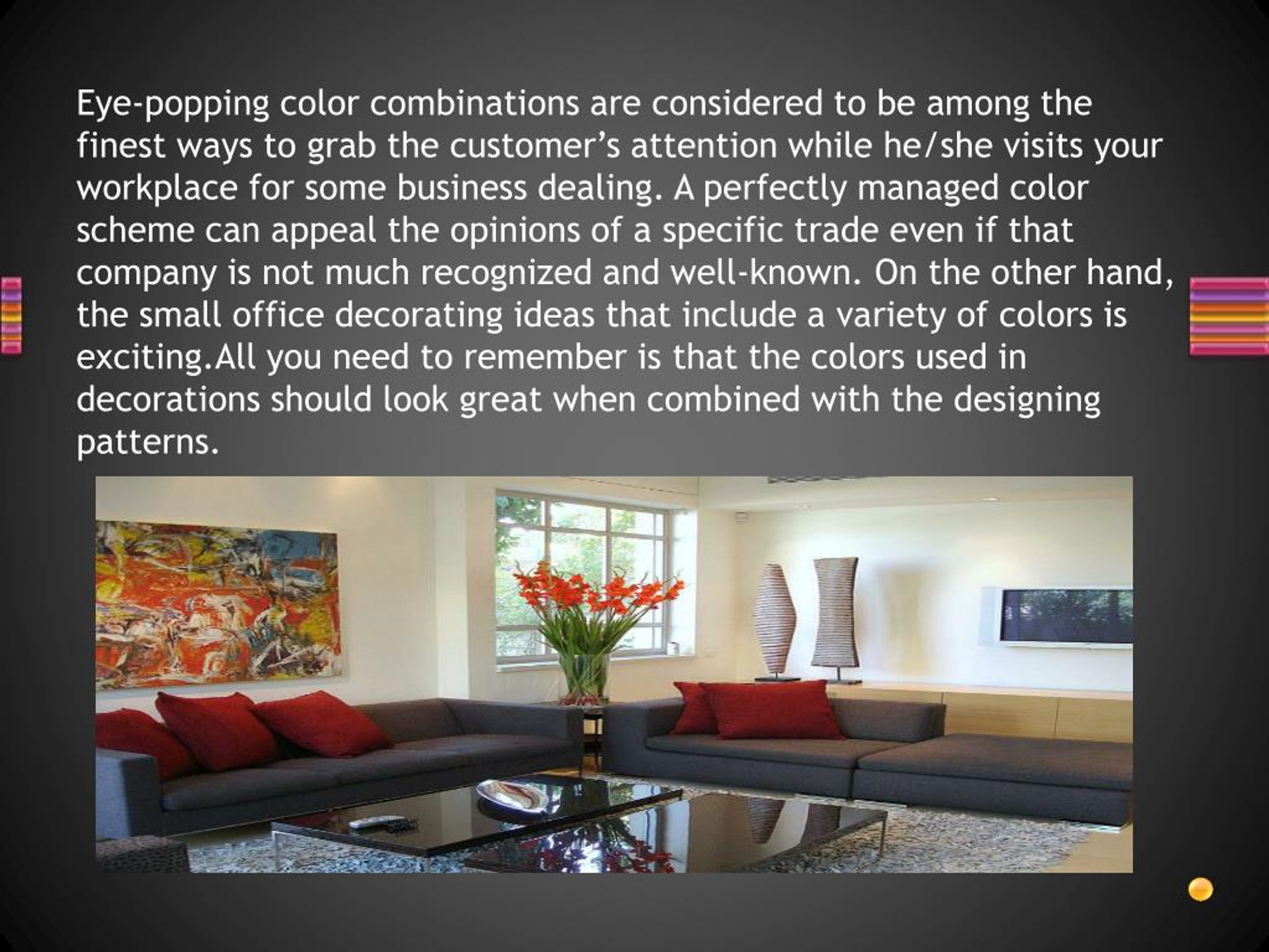 PPT Home Accent & Improvement Ideas PowerPoint Presentation, free