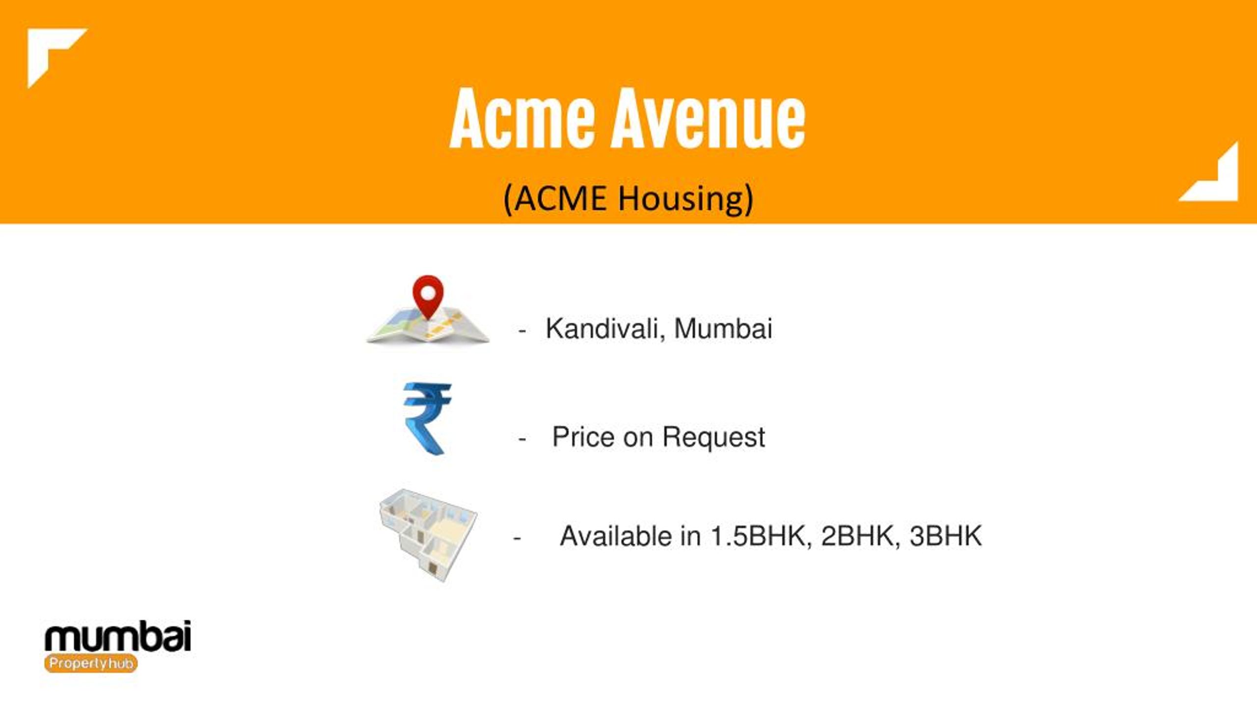 PPT Acme Avenue by Acme HousingKandivali PowerPoint Presentation, free download ID7442449