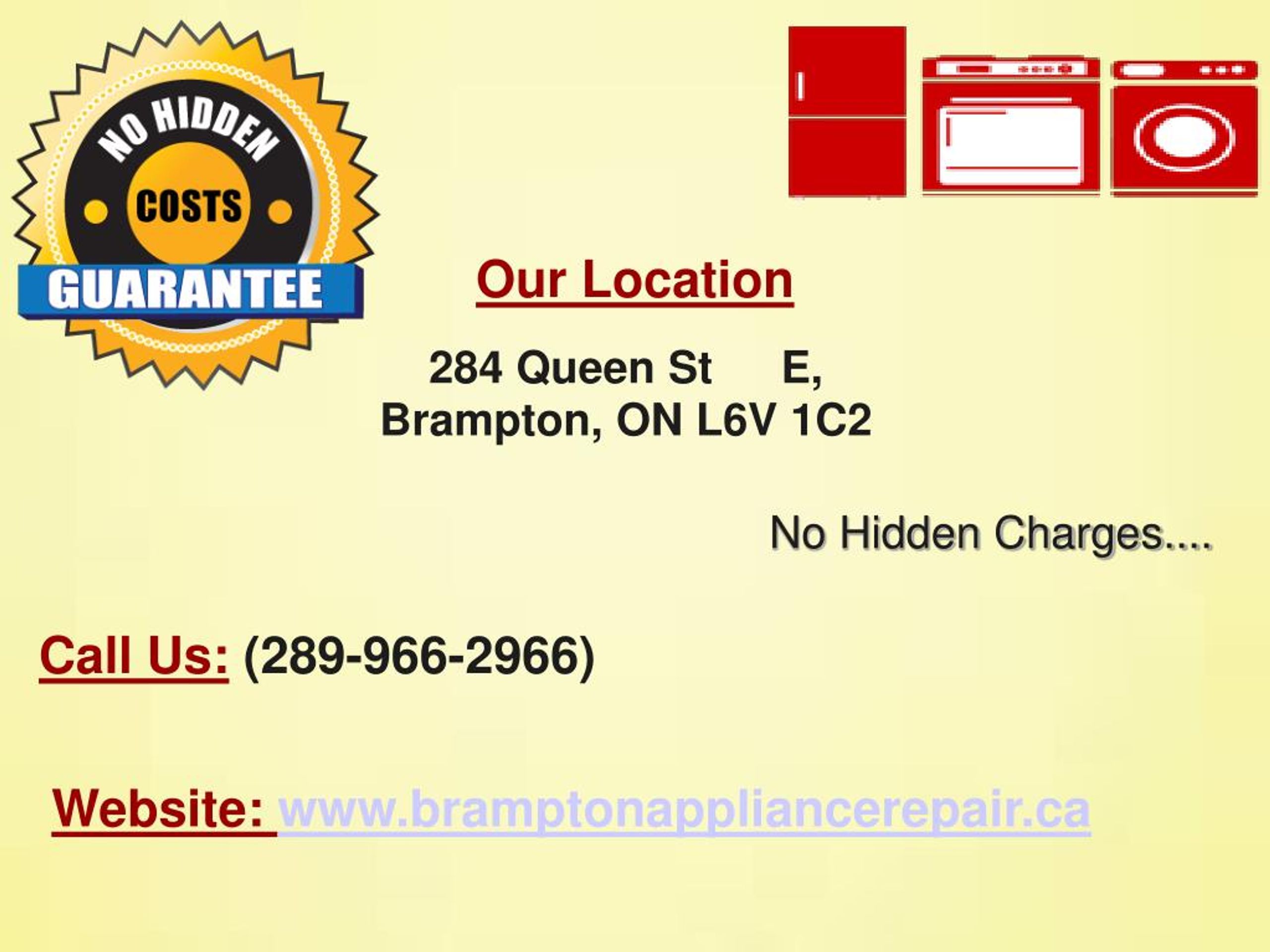 PPT Same Day Appliance Repair Service Brampton PowerPoint
