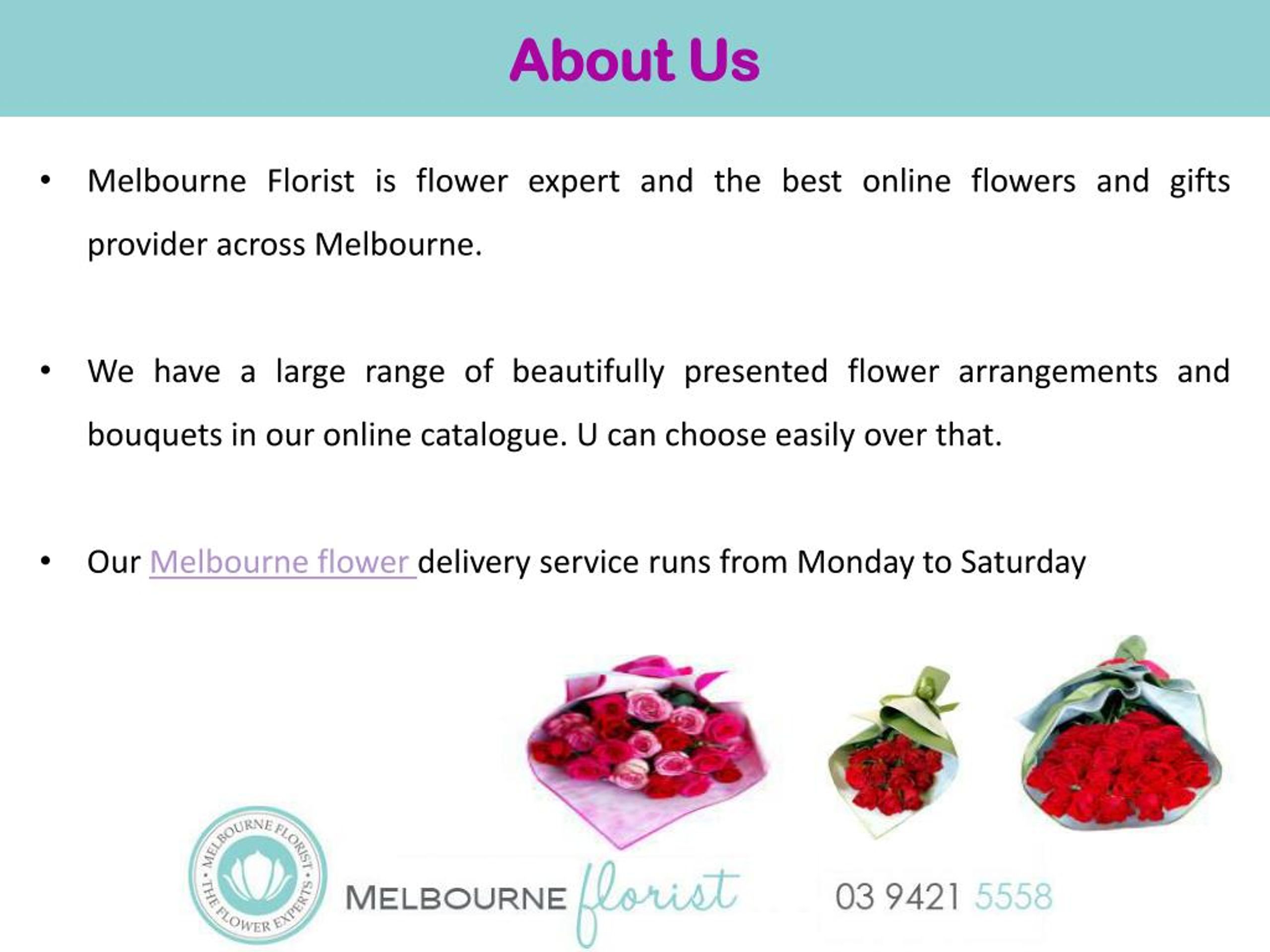 PPT The Best Florist Melbourne Florist PowerPoint Presentation, free download ID7444839