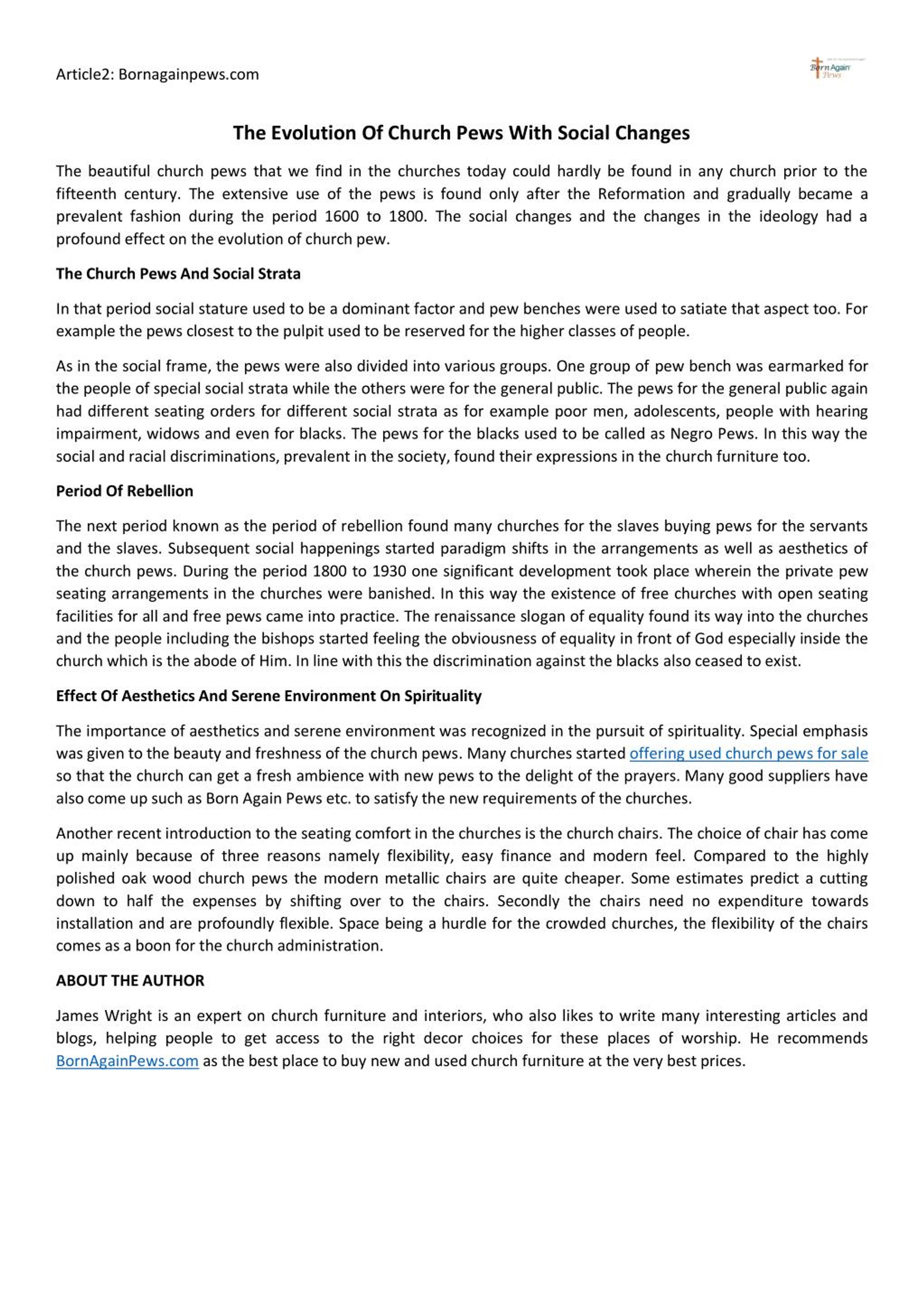 PPT The Evolution Of Church Pews With Social Changes PowerPoint