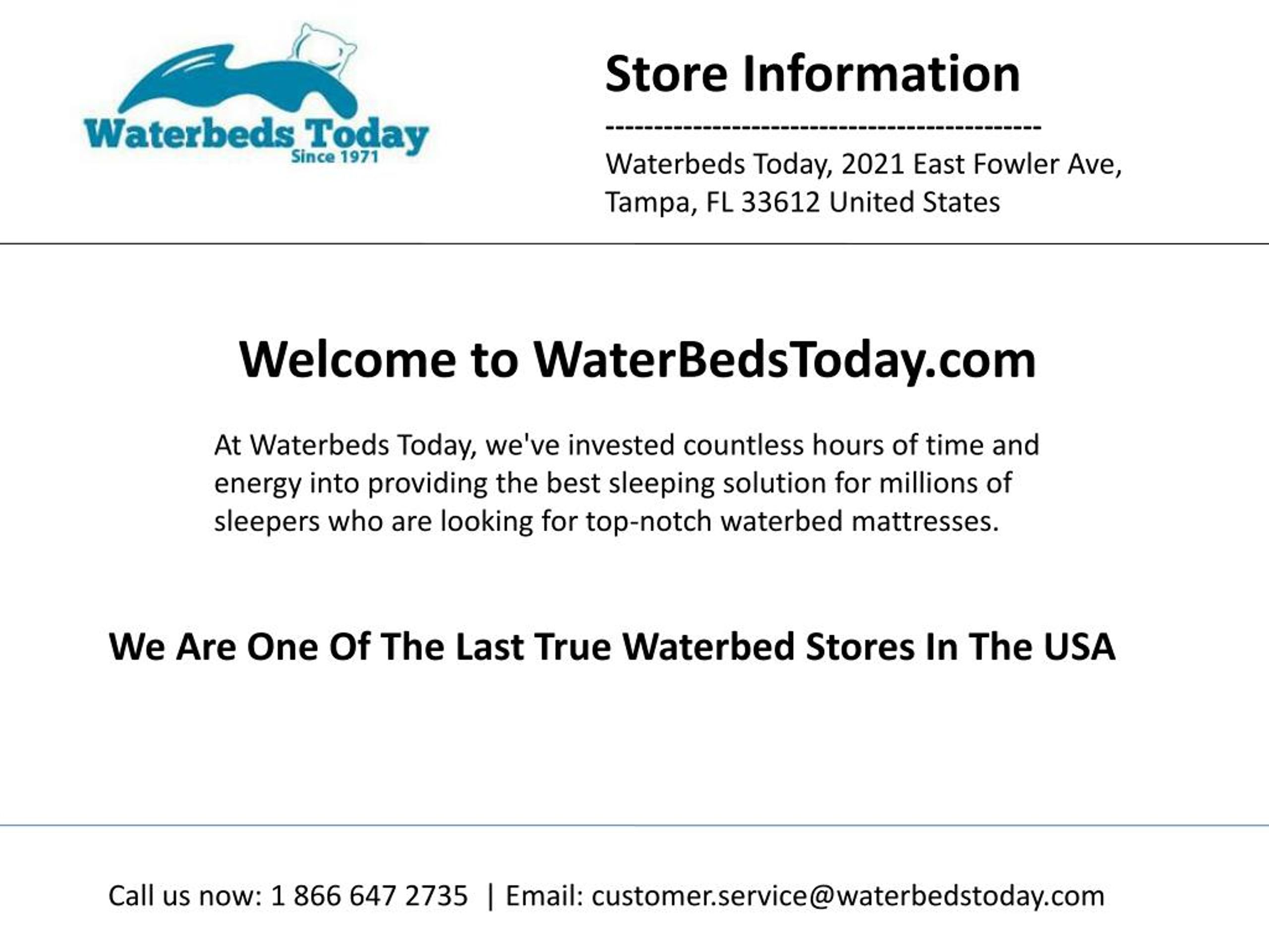 PPT Buy waterbed mattress PowerPoint Presentation, free download ID