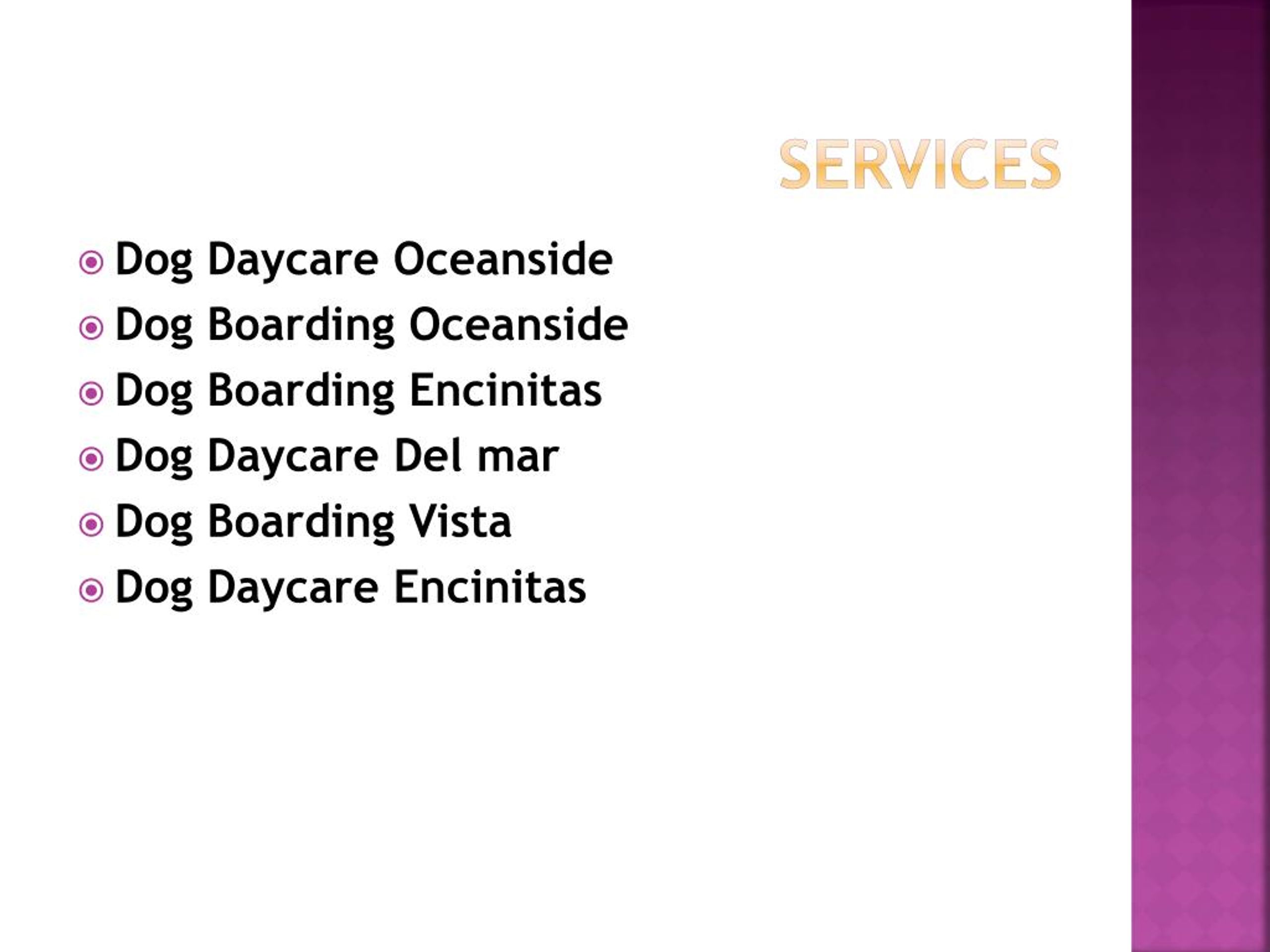 PPT Dog Boarding Oceanside PowerPoint Presentation, free download