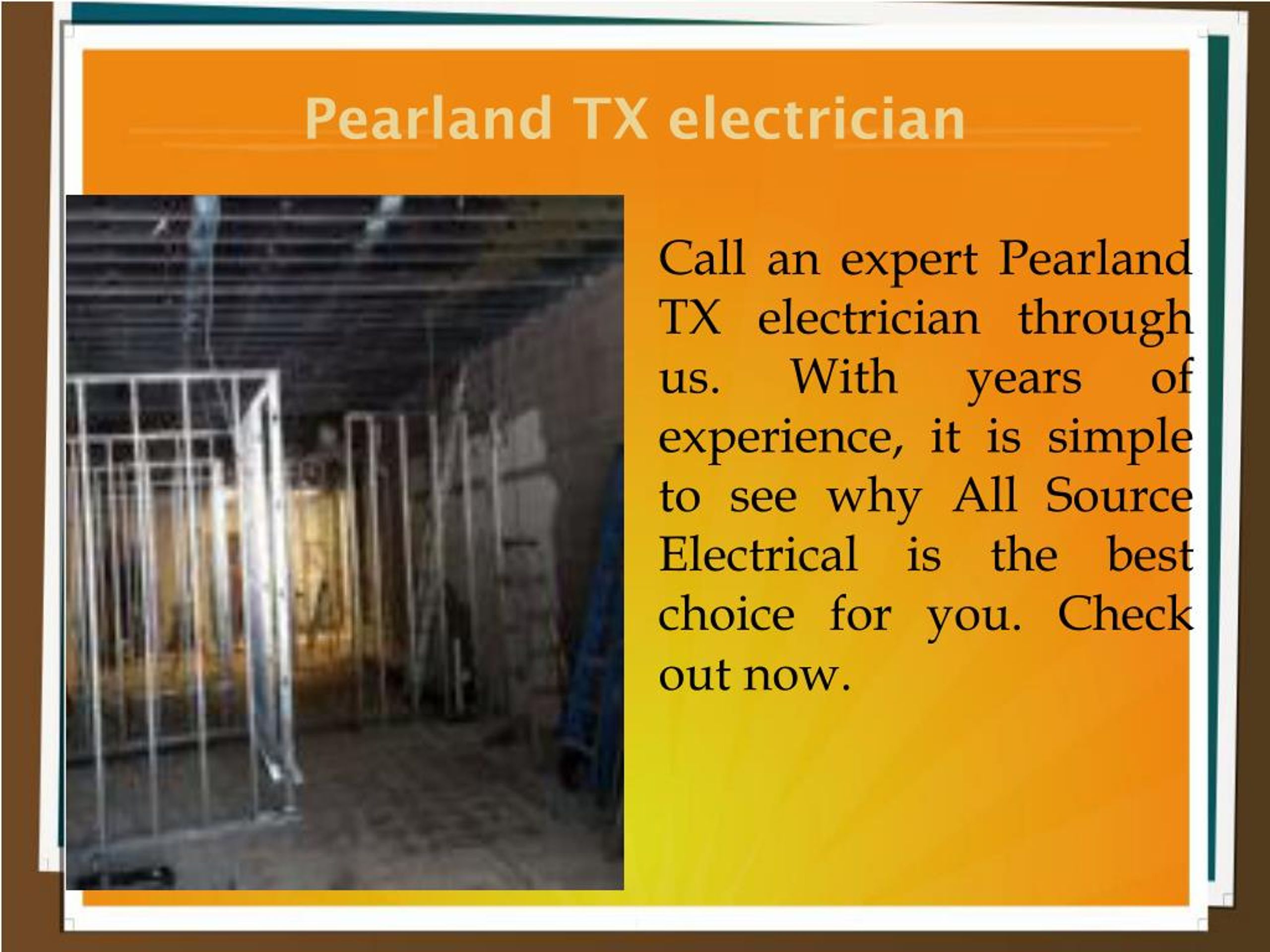PPT Katy TX electrician PowerPoint Presentation, free download ID