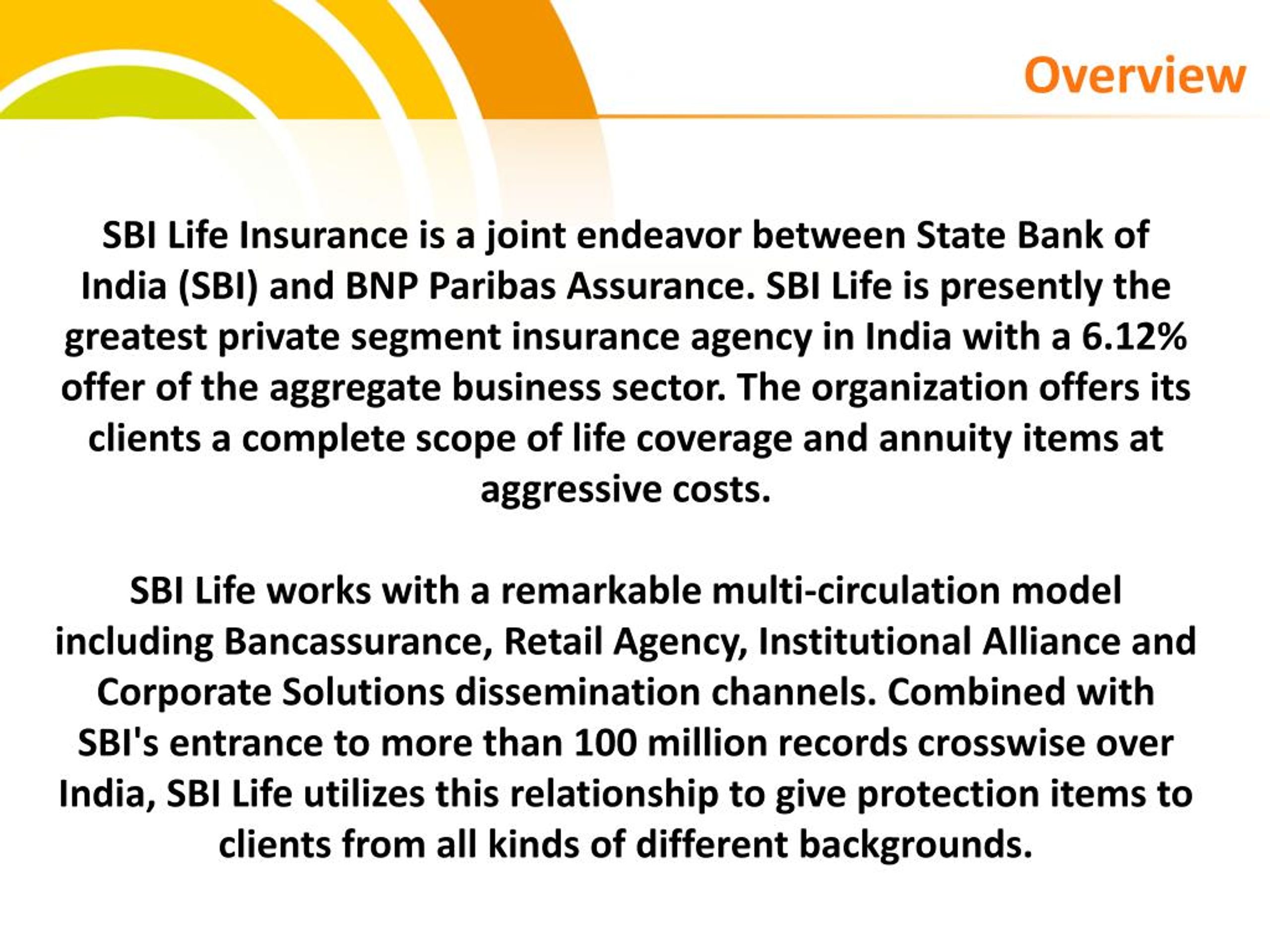 PPT SBI Life Insurance Policies PowerPoint Presentation, free