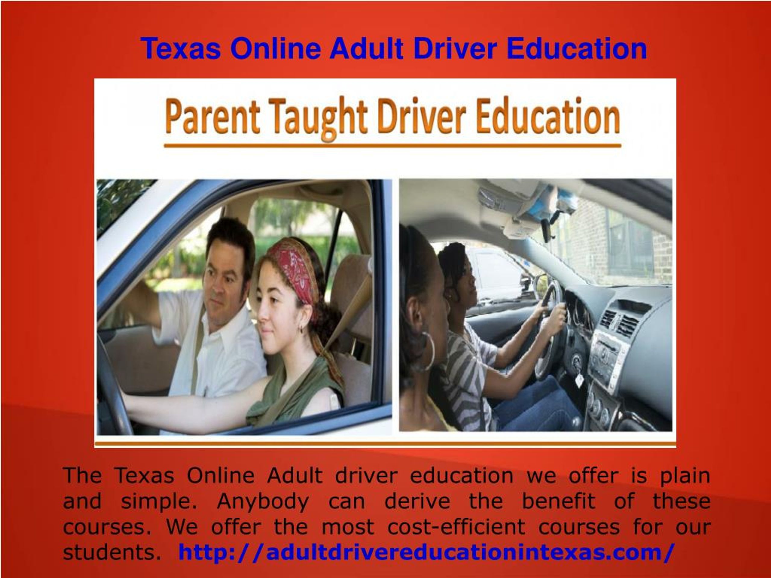 PPT Texas Parent Taught Driver ed PowerPoint Presentation, free