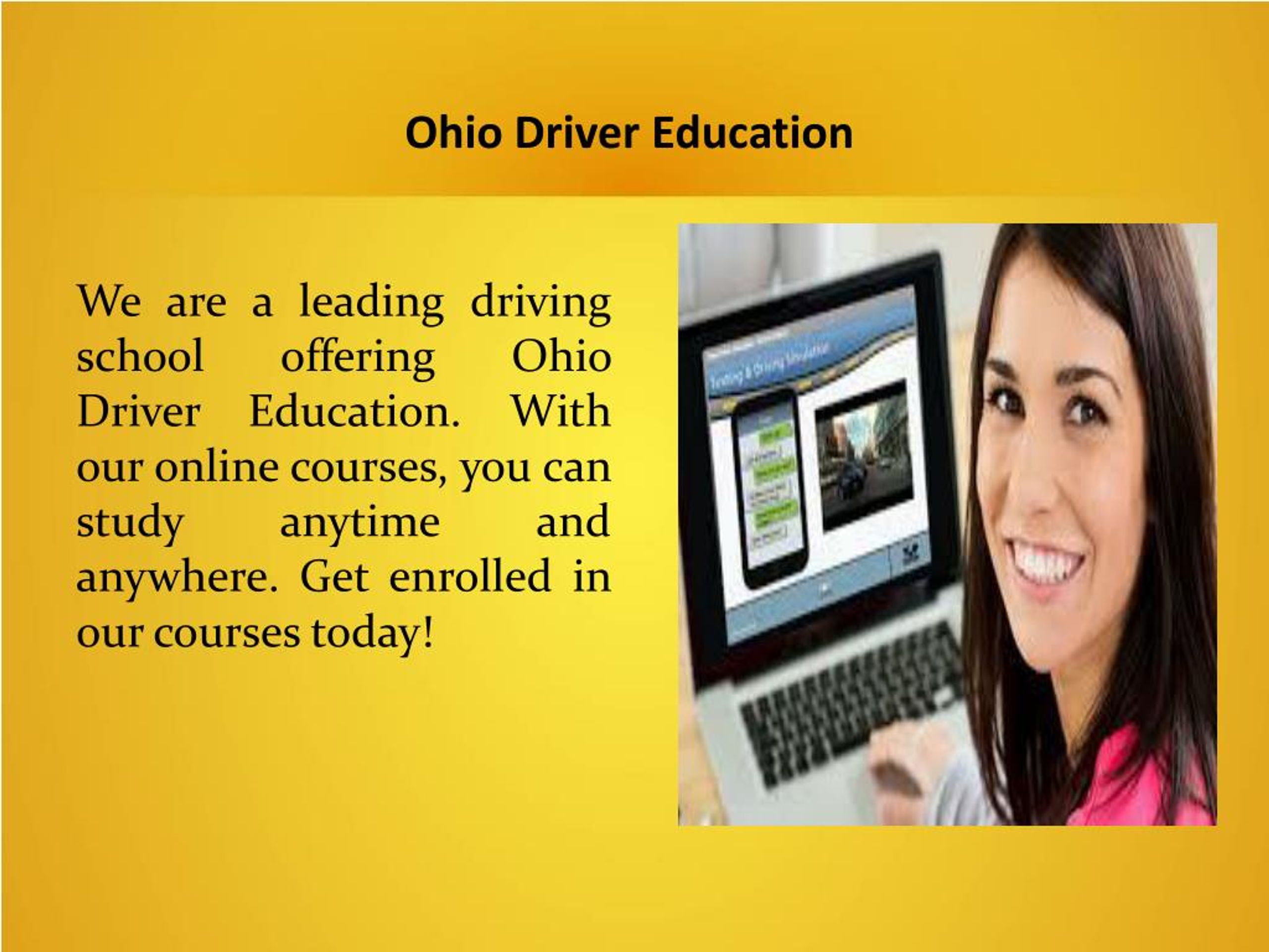 PPT Driving School Ohio PowerPoint Presentation, free download ID