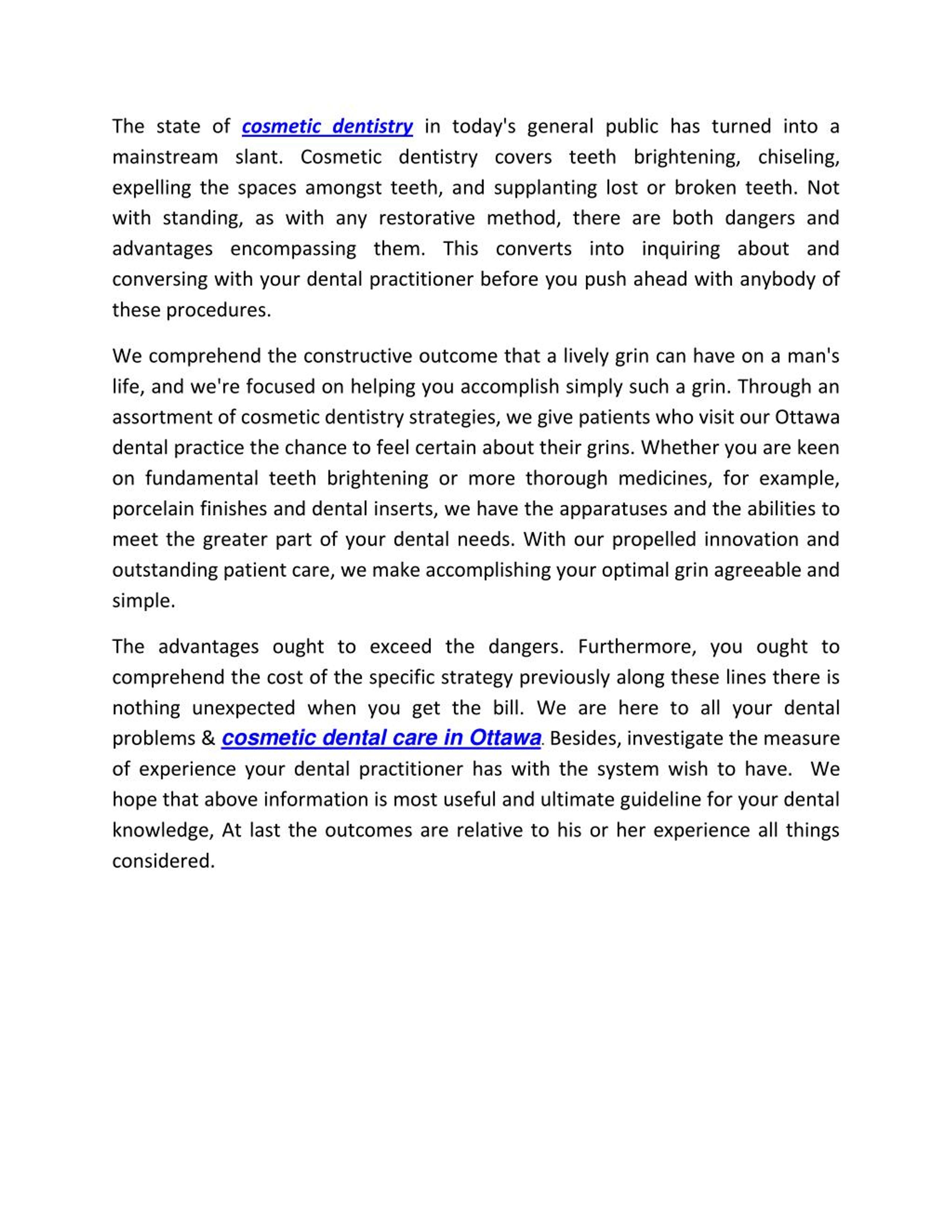 PPT The Ultimate Guide to Ottawa Cosmetic Dentistry PowerPoint