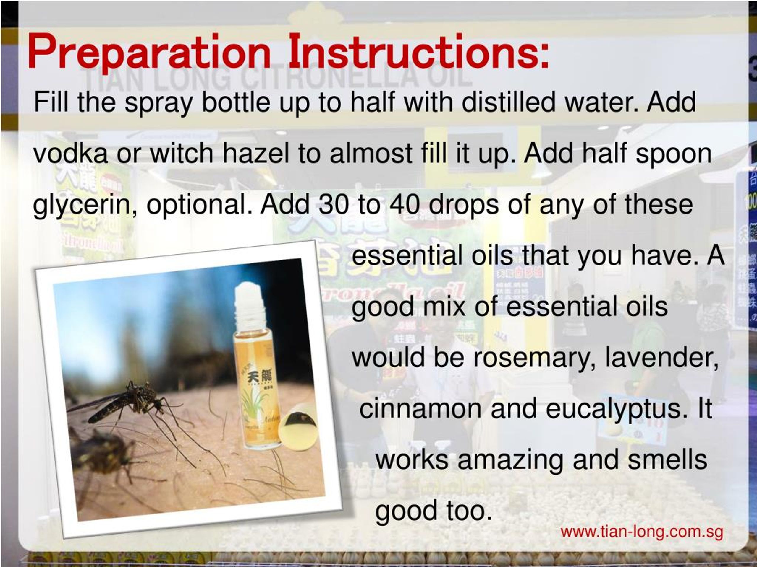 PPT Mosquito Repellent Singapore Natural Insect Repellent PowerPoint