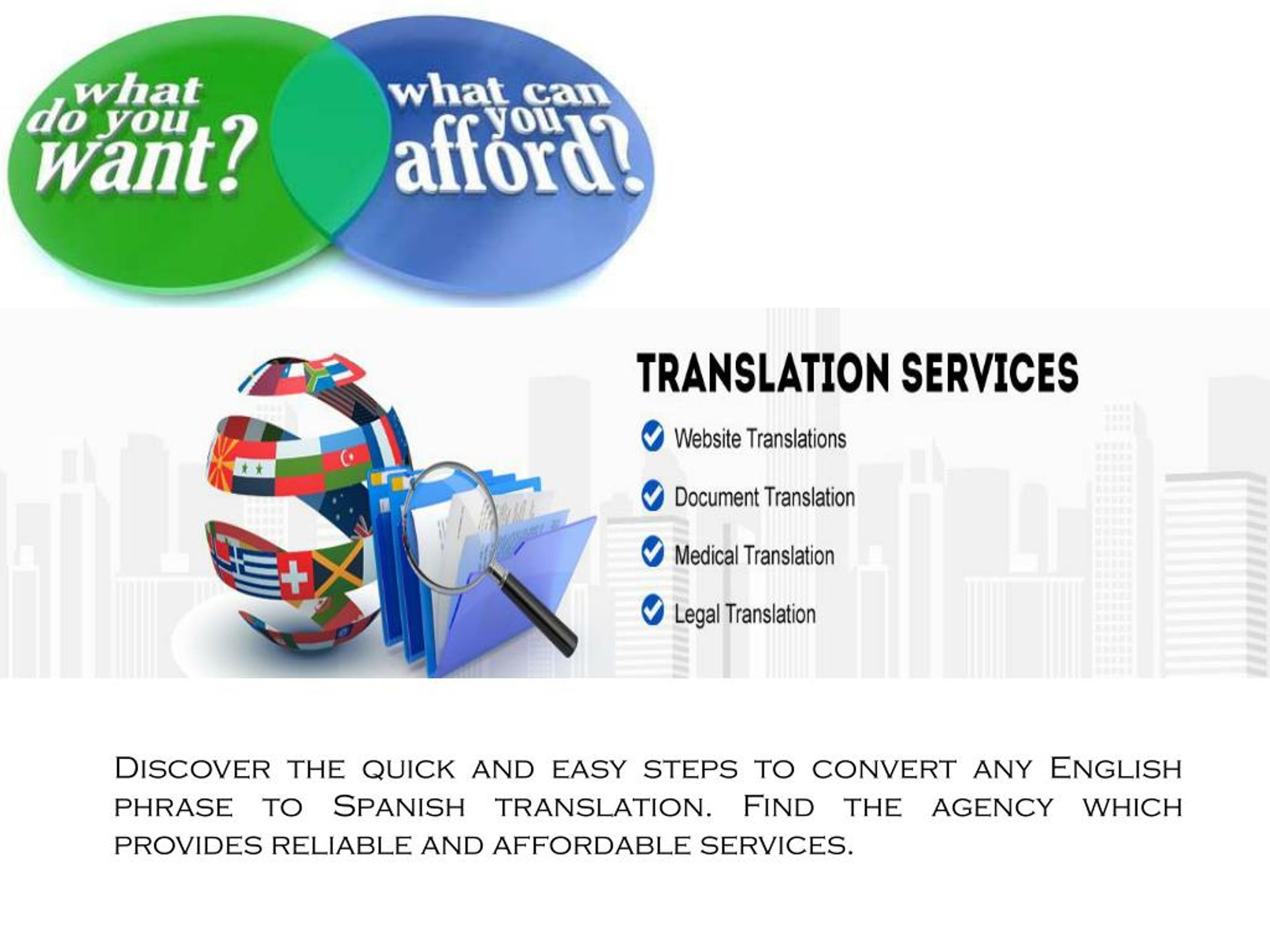 PPT English to Spanish Translation Agency PowerPoint Presentation