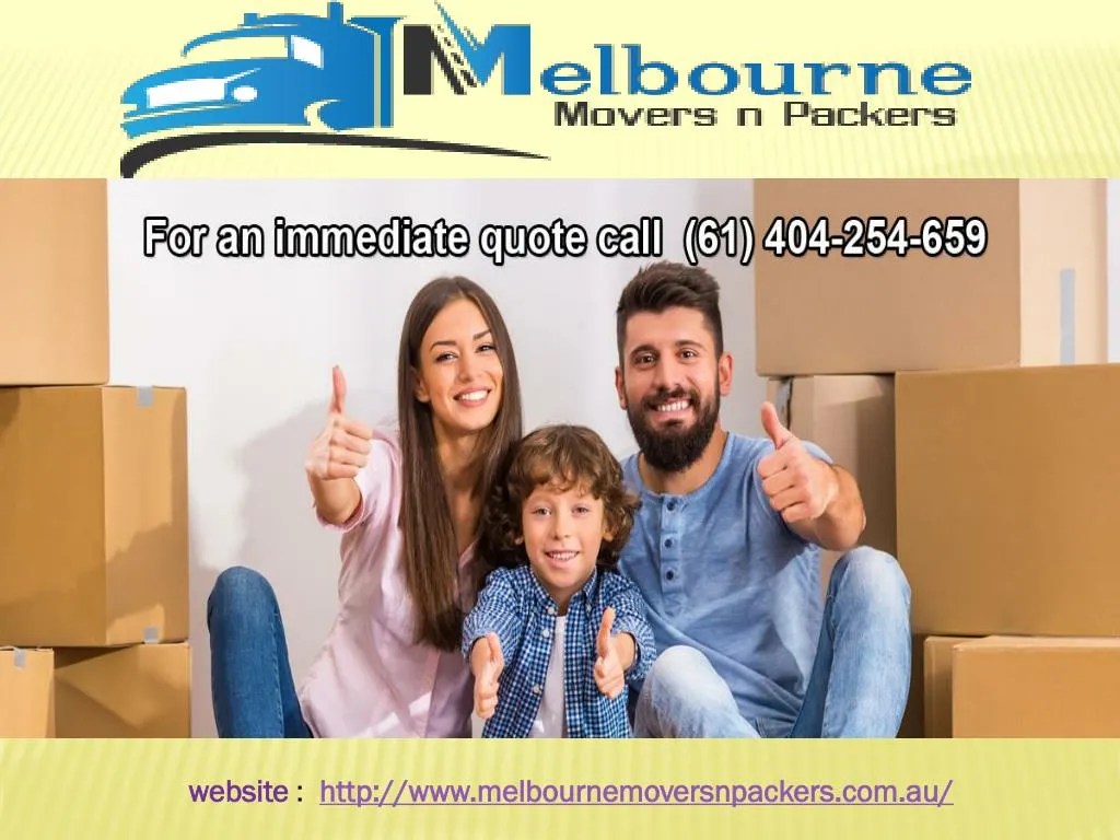 PPT Melbourne Movers n Packers Best Movers in Melbourne Cheap