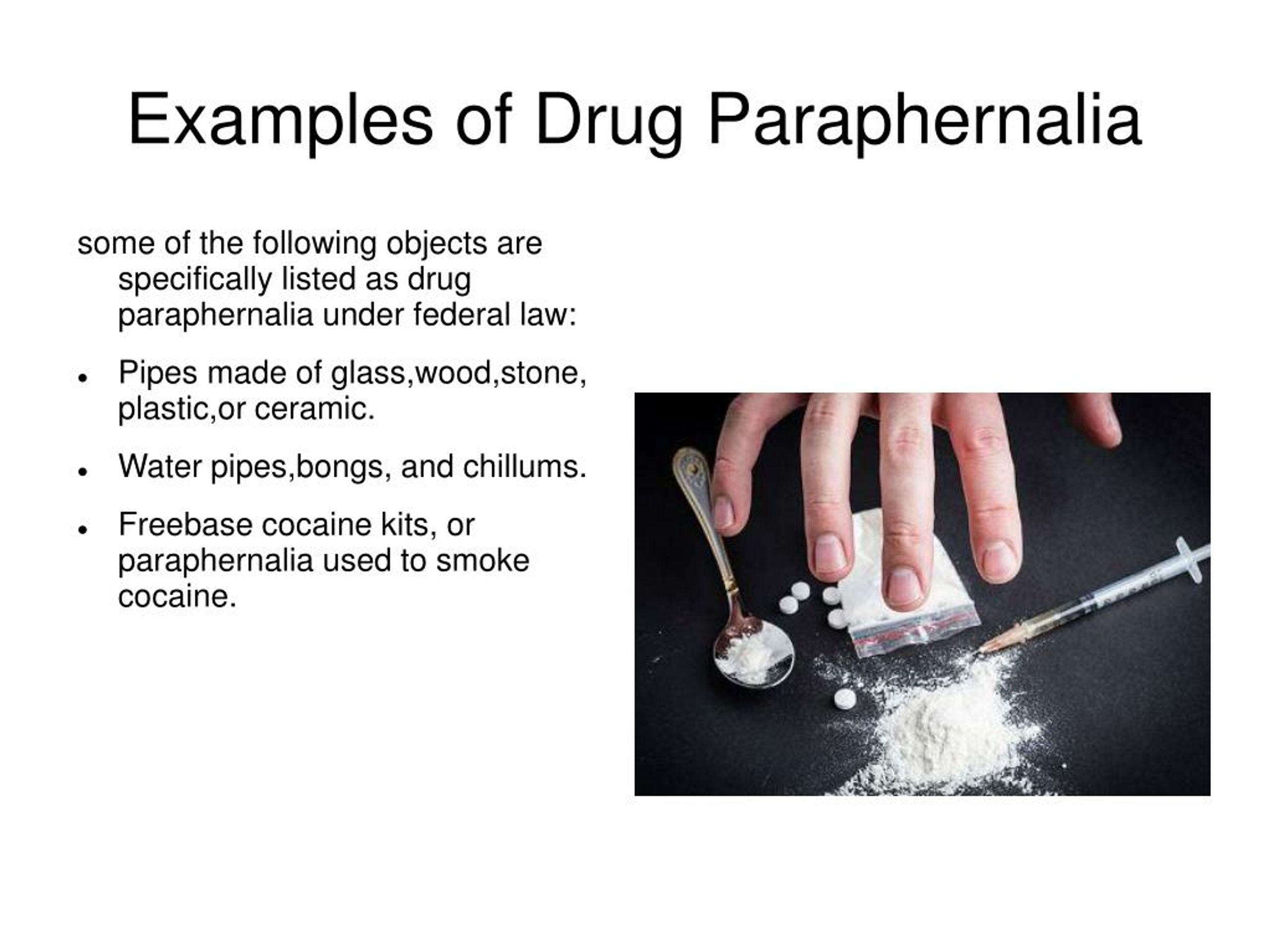 PPT Drug Paraphernalia PowerPoint Presentation, free download ID