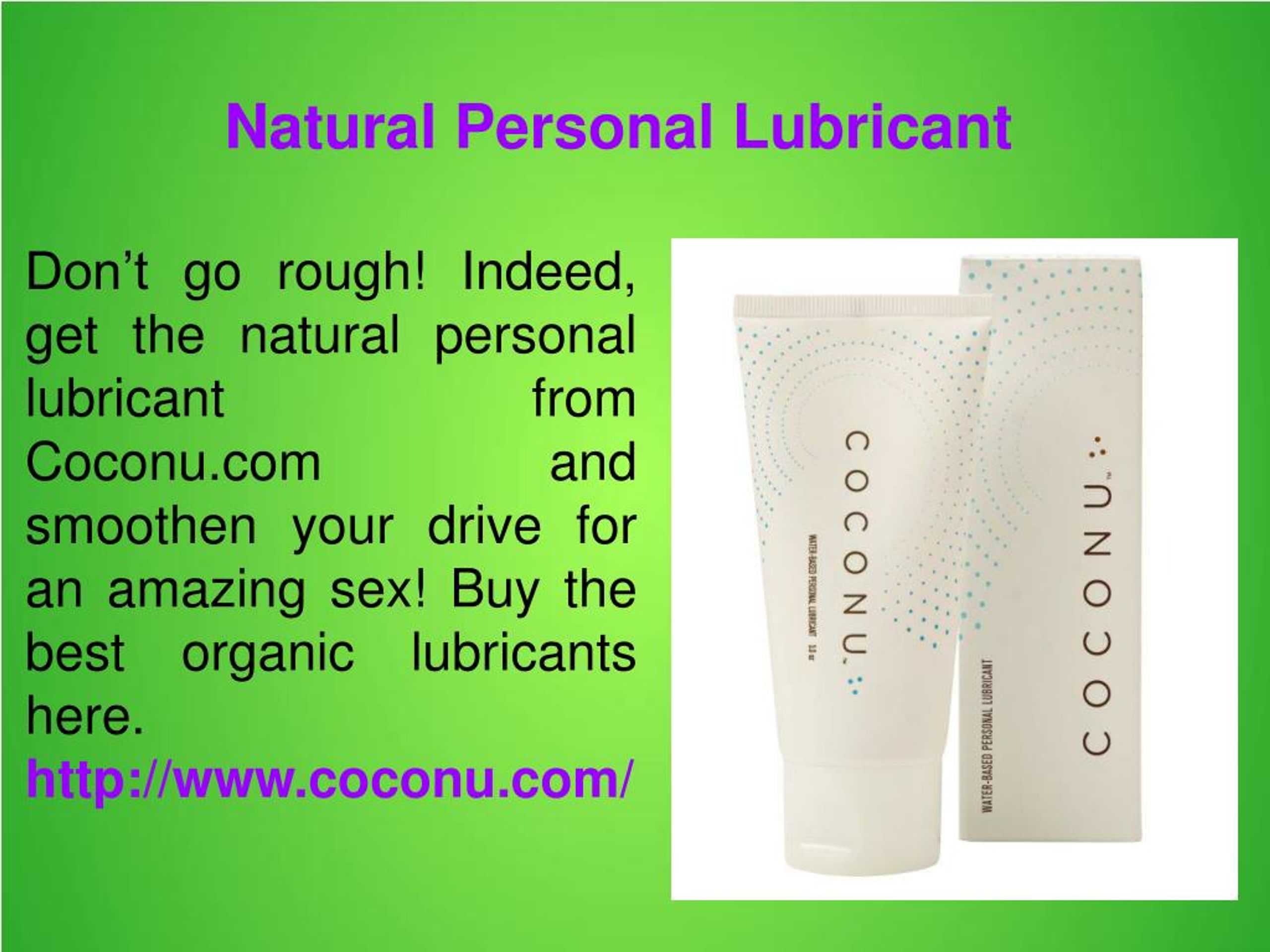 PPT Organic Personal Lubricants PowerPoint Presentation, free
