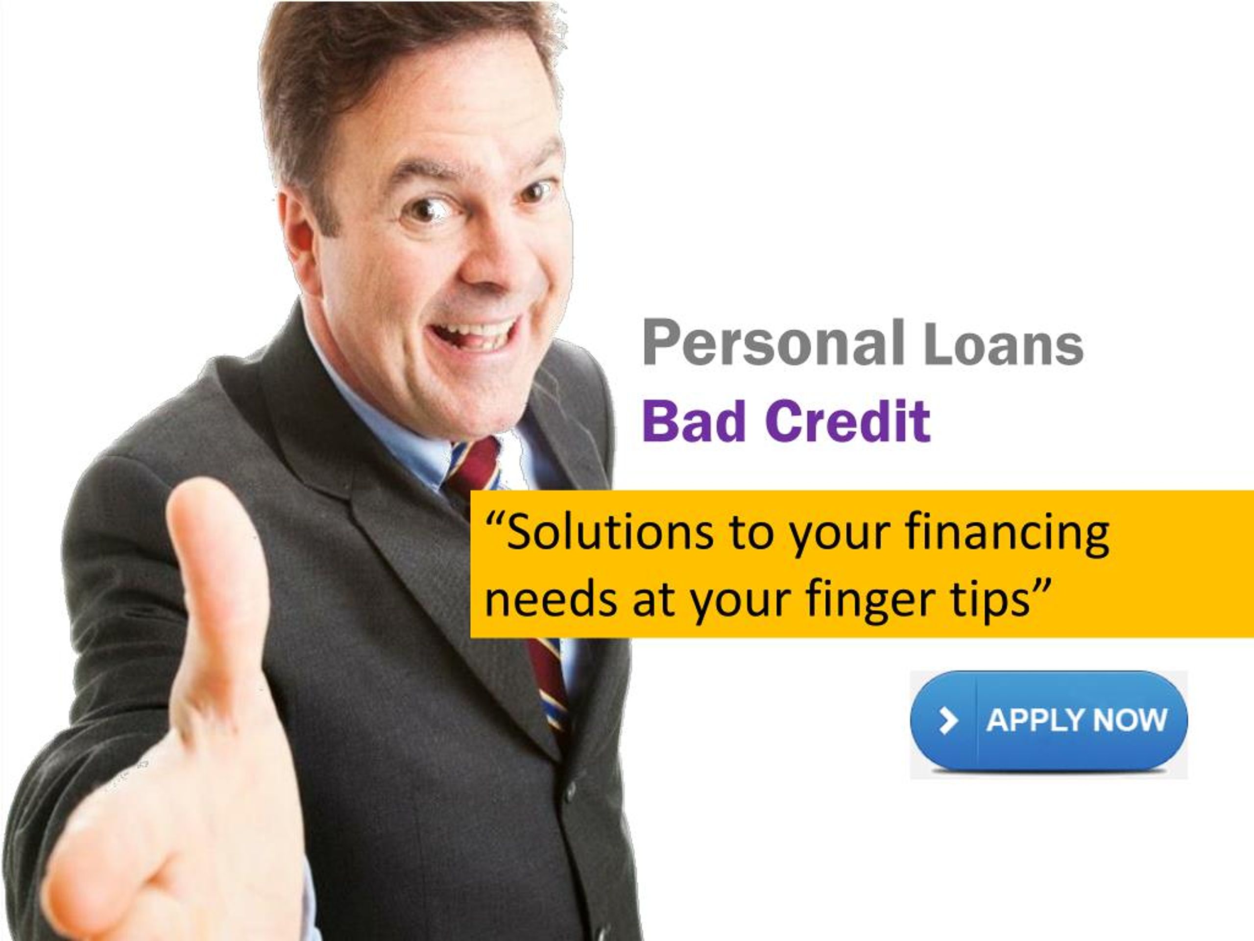 PPT Personal Loans Bad Credit No One Can Get Individual Cash With Less Than Credit Score