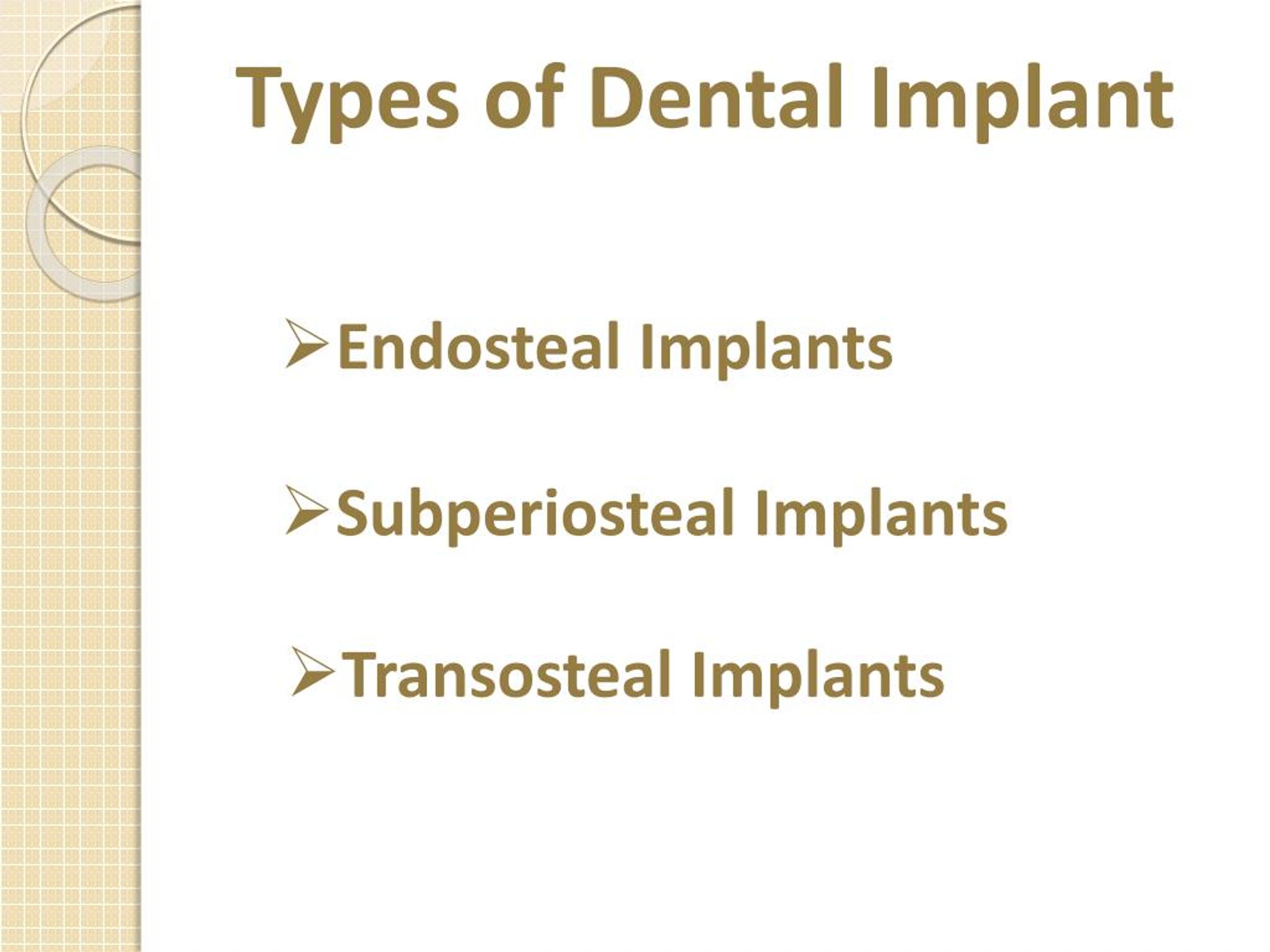 PPT An Overview of Dental Implants PowerPoint Presentation, free