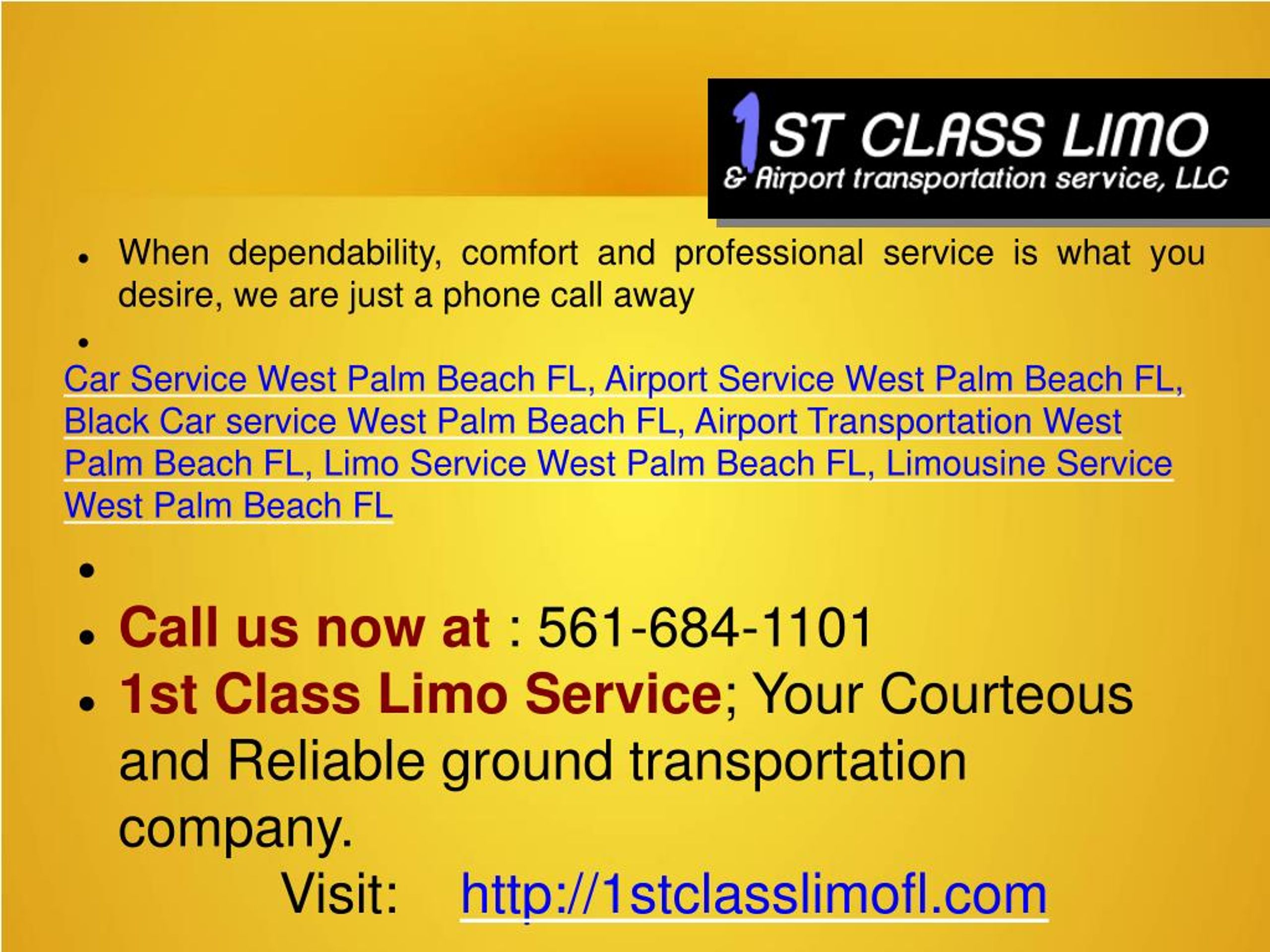 PPT Limo Service West Palm Beach FL PowerPoint Presentation, free